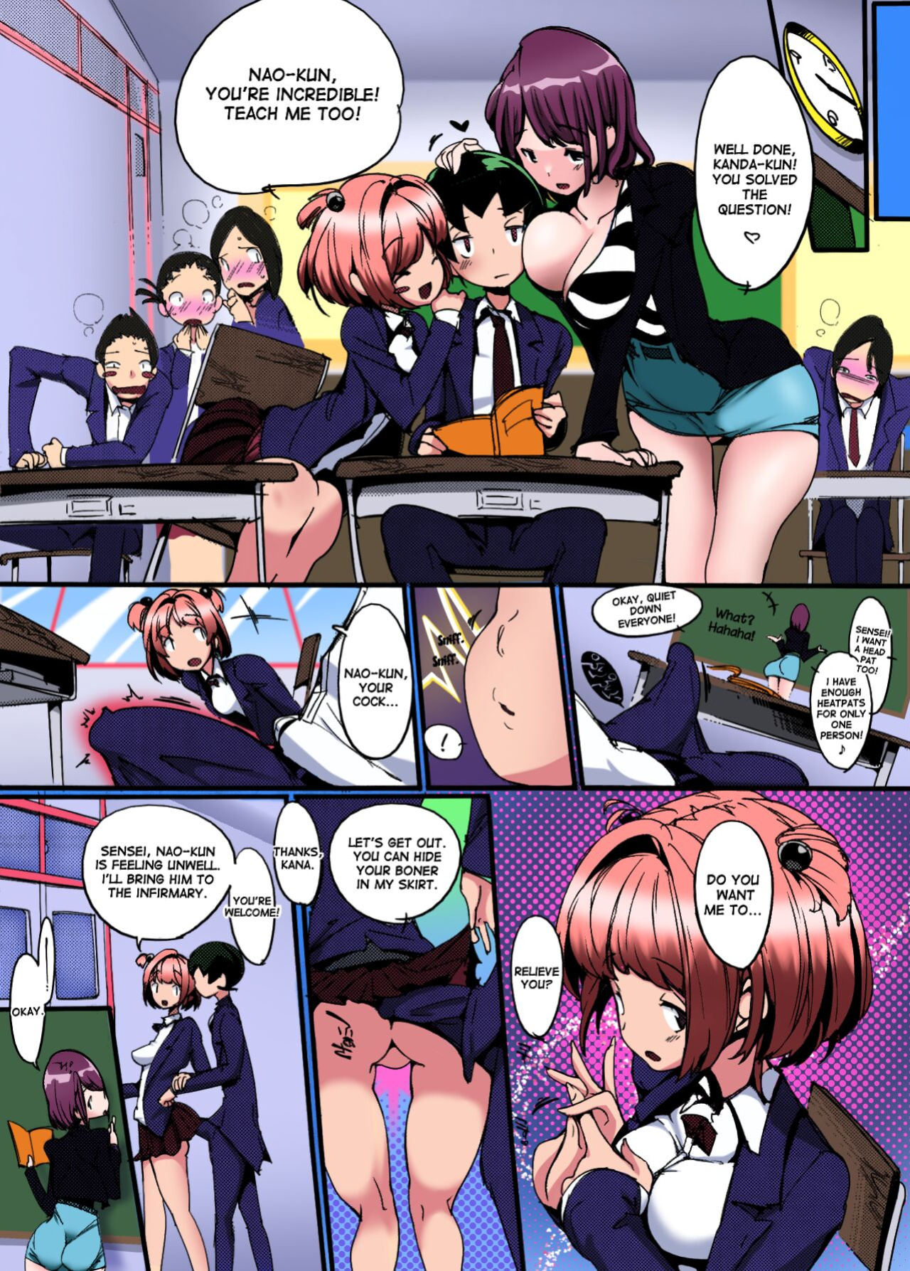 (C91) [Potato Salad (Kurisu)] Popuni Kei Joshi Panic! 4 [Colorized]
