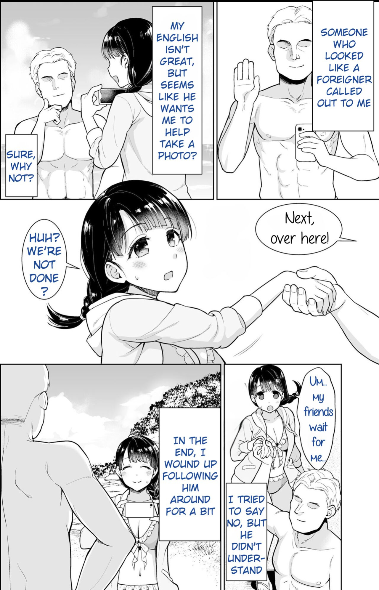 (F Taku [Anma]) Iya da to Ienai Jimikei Shoujo Shuugaku Ryokou Soushuuhen | The Girl Who Can't Say No and the School Trip