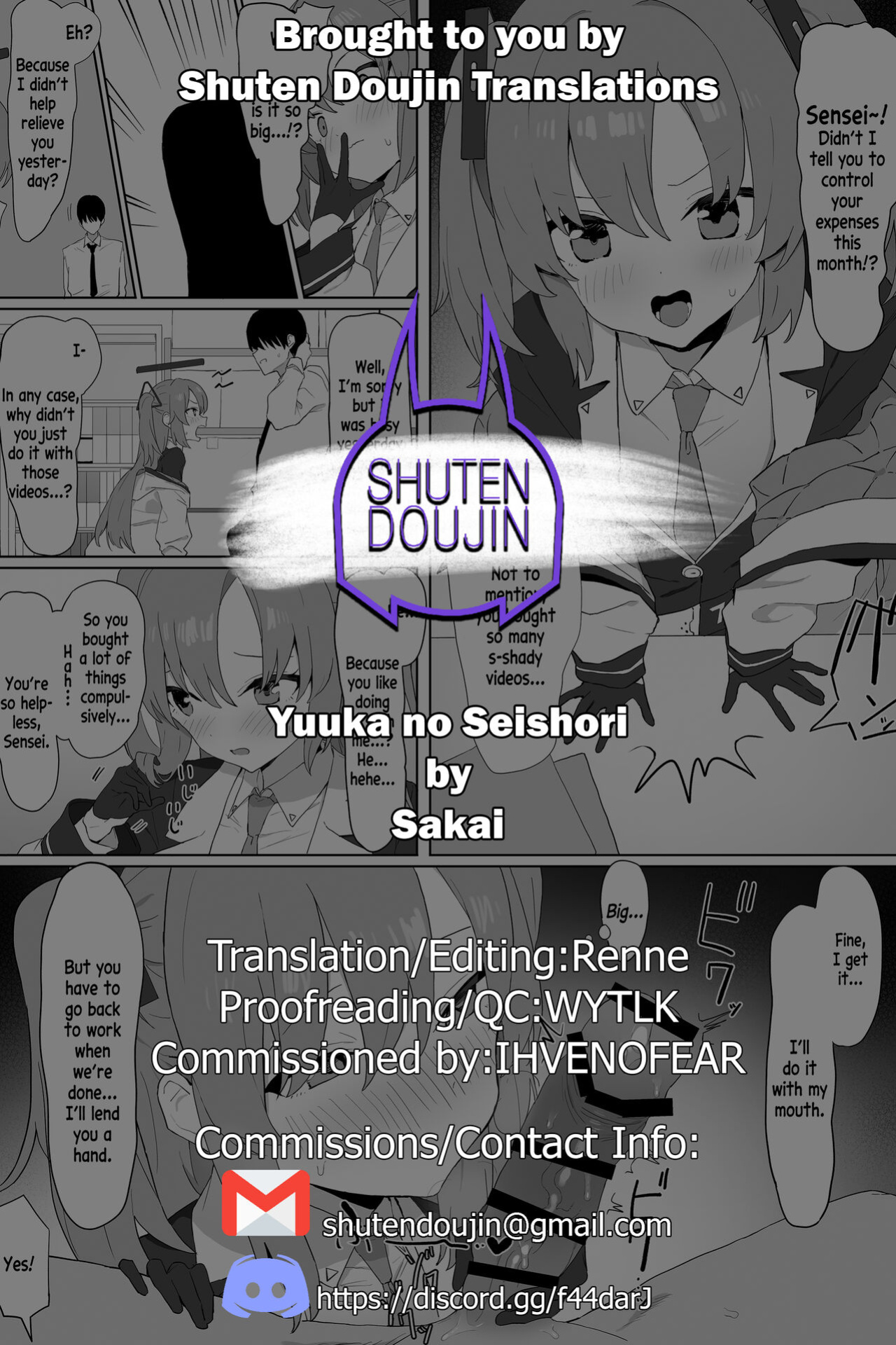 [Sakai] Yuuka no Seishori (Blue Archive) [SDTLs]