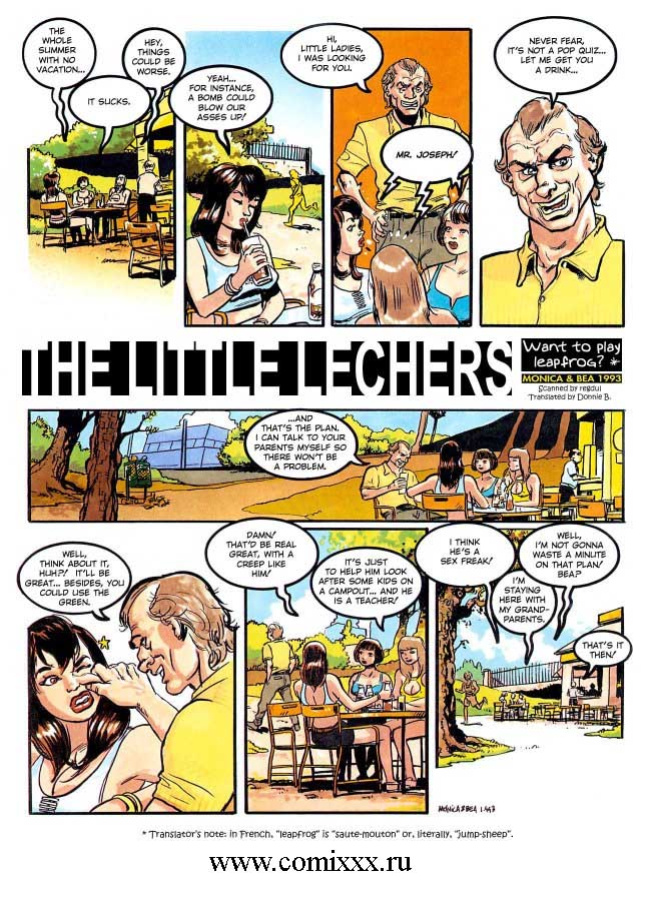 [Monica, Bea] The Little Lechers - Want to Play Leapfrog? {Donnie B.}