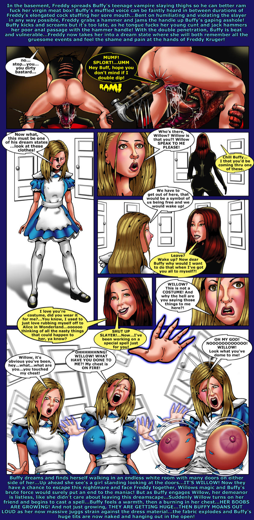 [Smudge] Buffy VS. Freddy (Buffy the Vampire Slayer)