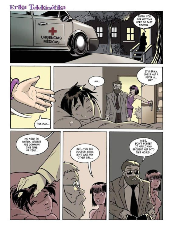 Erika Telekinetika 1-8 by Ismael Ferrer (English Translation)