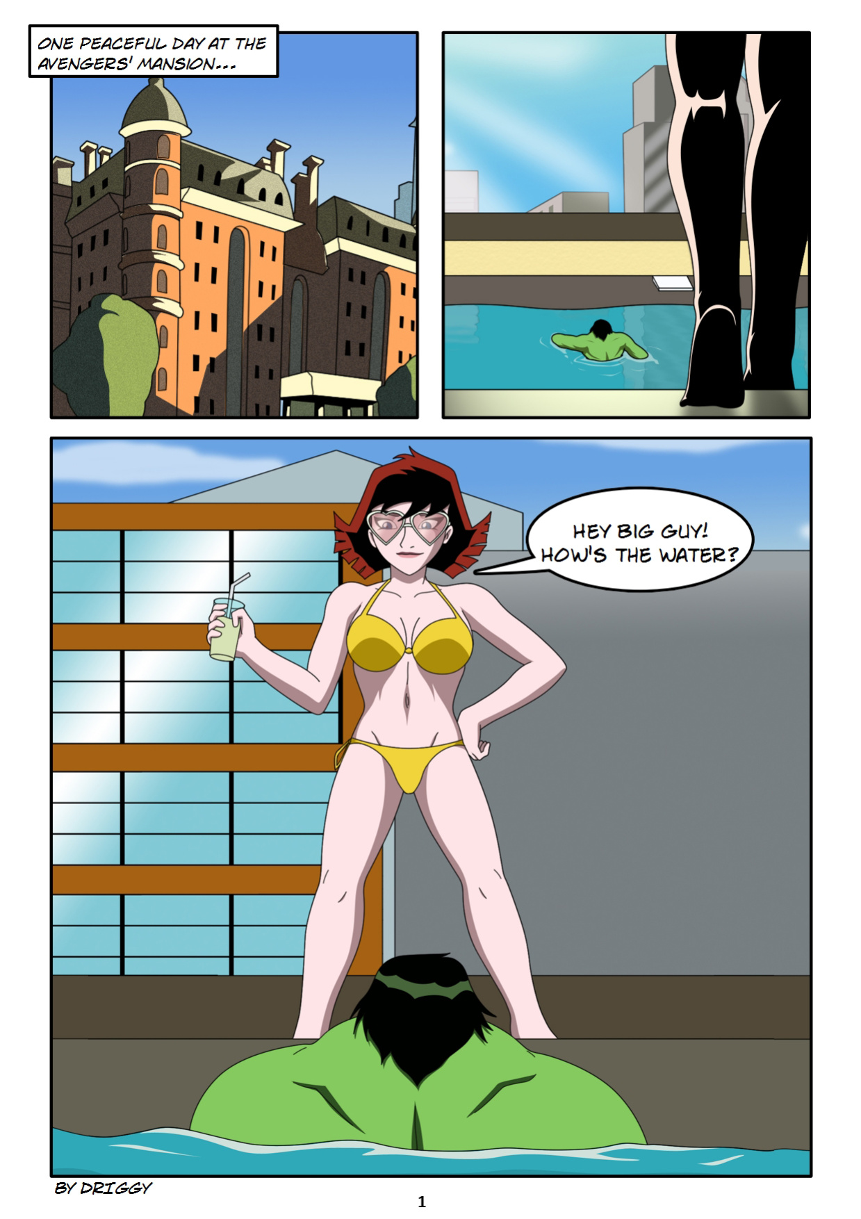 [Driggy]Avengers a comic by driggy. - Stress Release