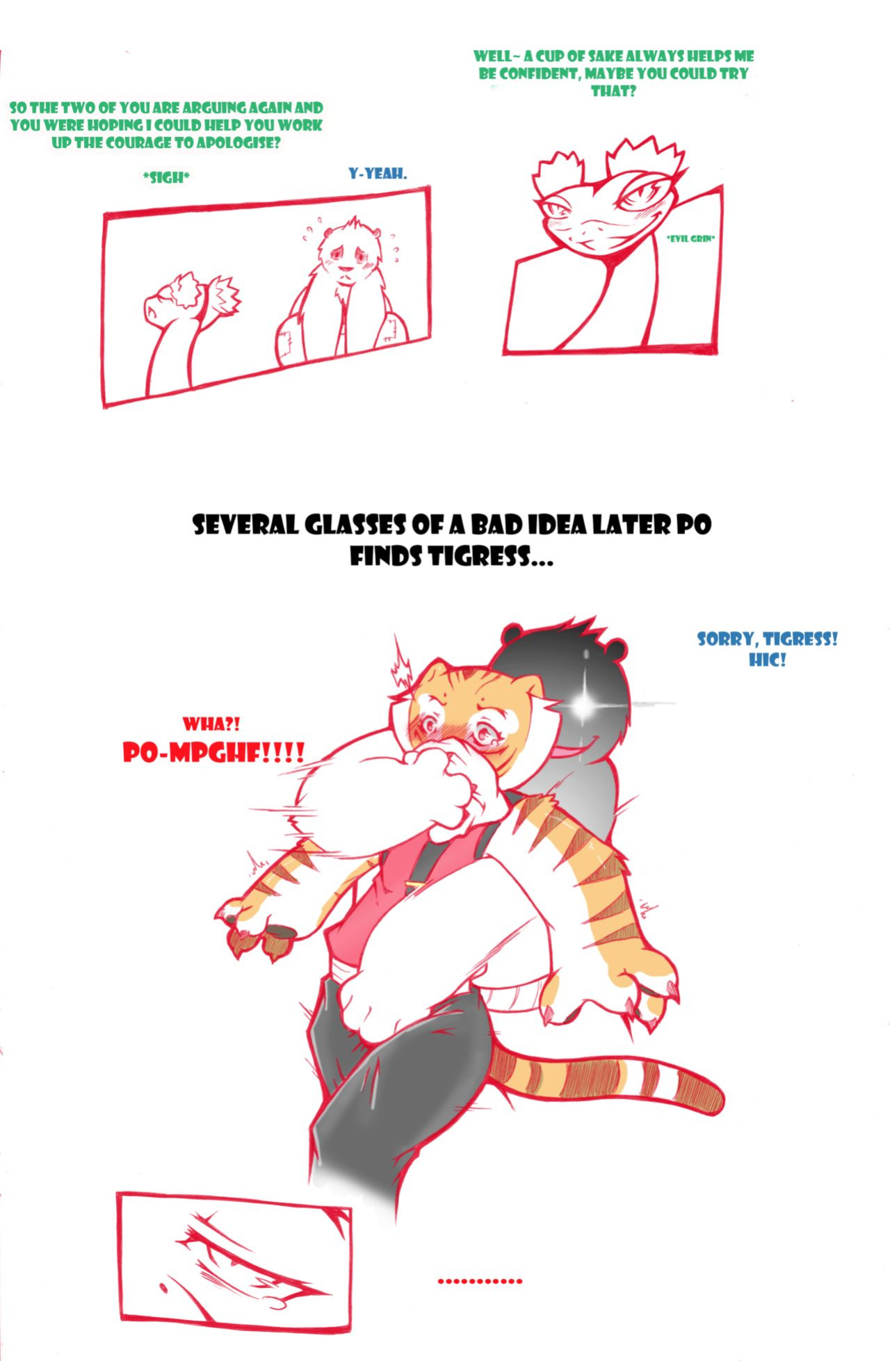 Kung fu Panda Short Comic