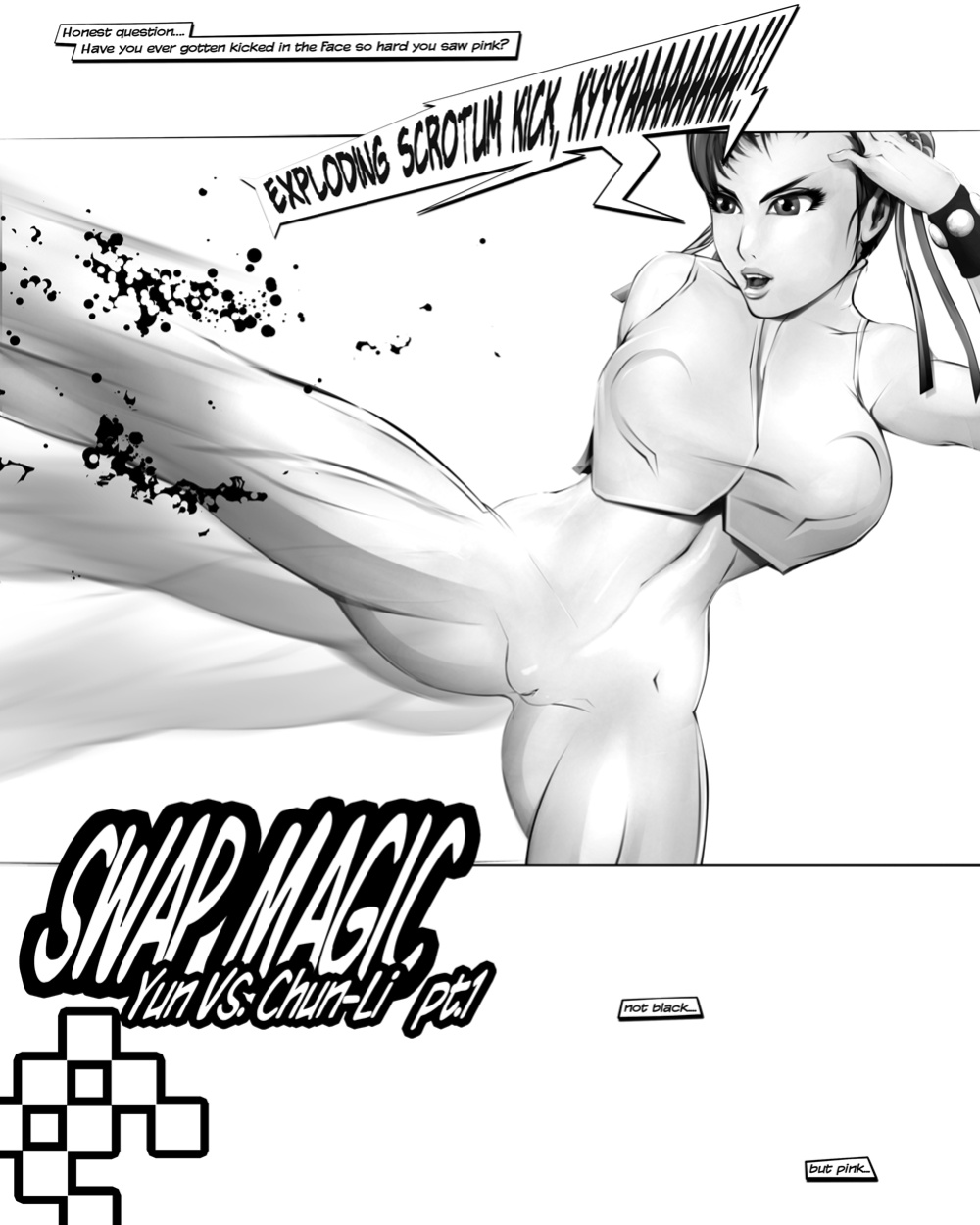 [Eirhjien] Swap Magic - Yun Vs. Chun-Li Part 1 (Street Fighter)