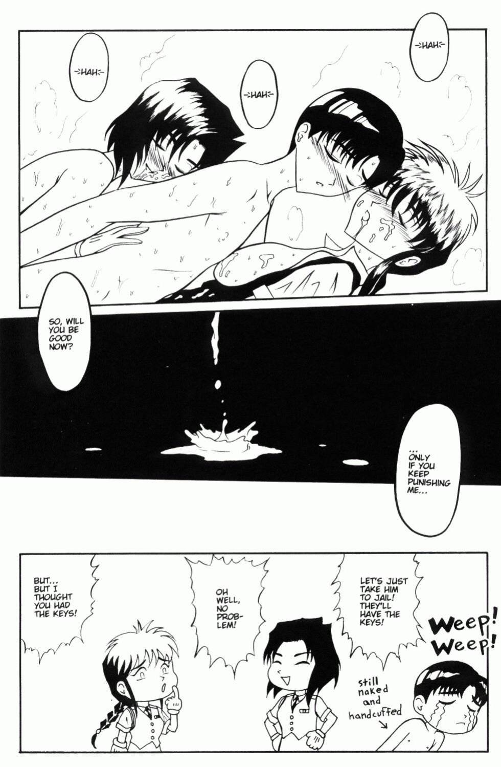 [Fred Perry, Nureruru] Milk! #2 (I Dream of Jeannie, You're Under Arrest!)
