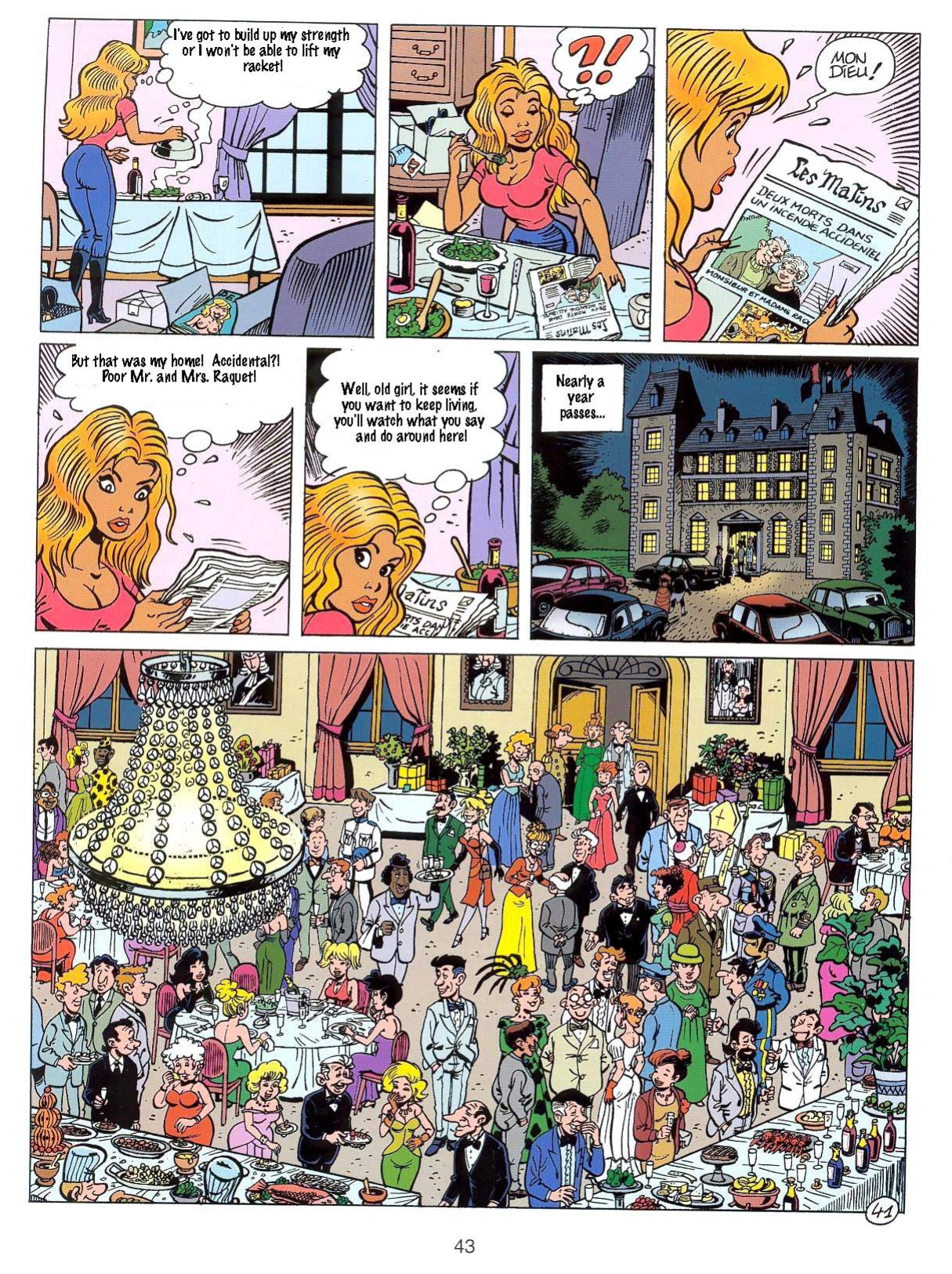 Dand la peau d' une femme