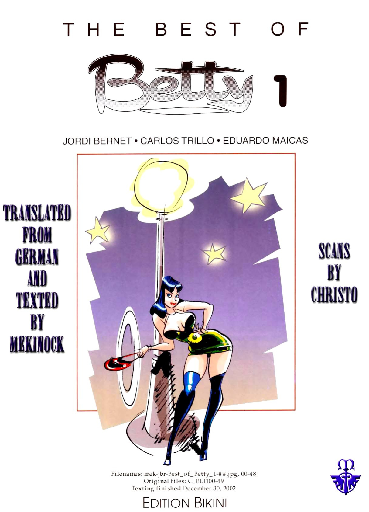 [Carlos Trillo, Eduardo Maicas, Jordi Berrnet] The Best Of Betty {Mekinock}