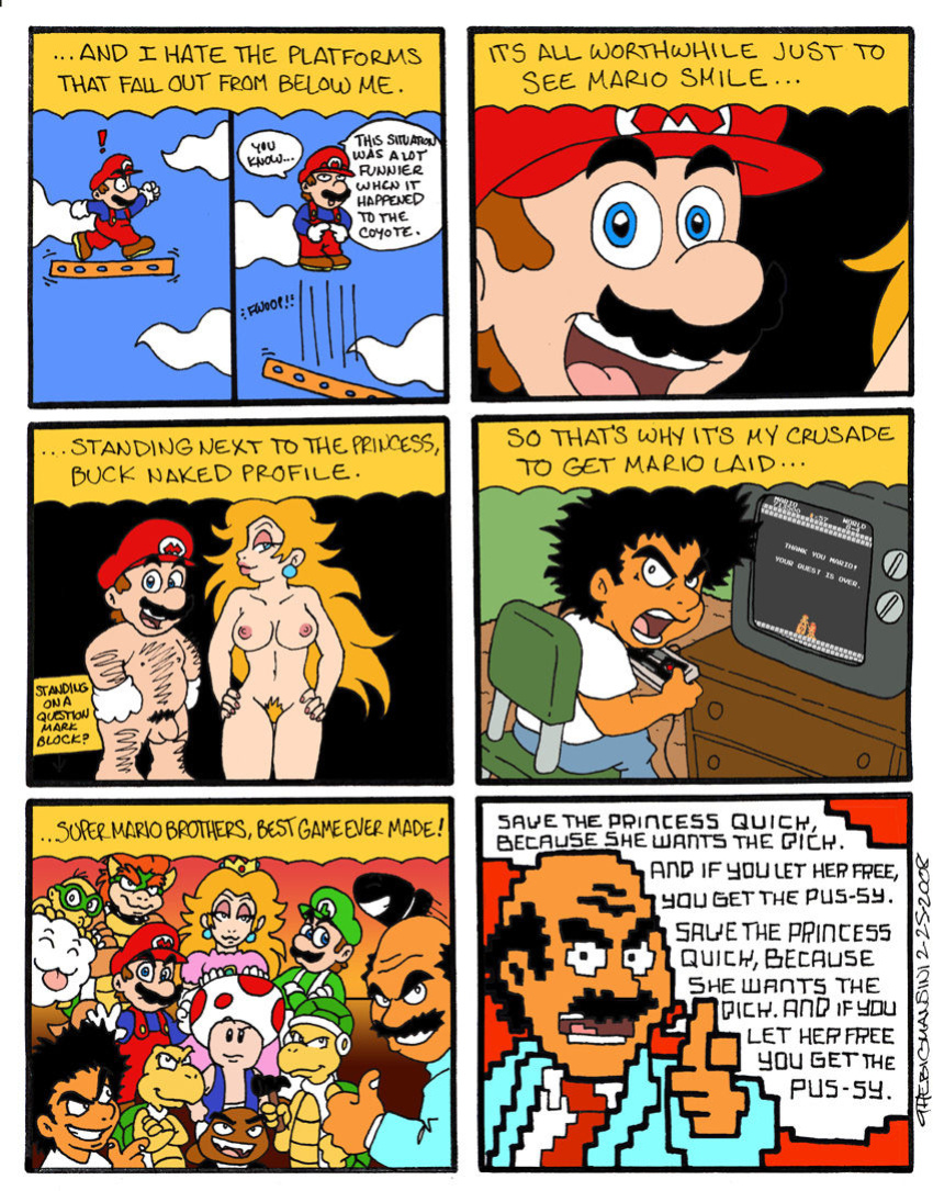 [The Big Mansini] Warp to World 69 (Super Mario Brothers)