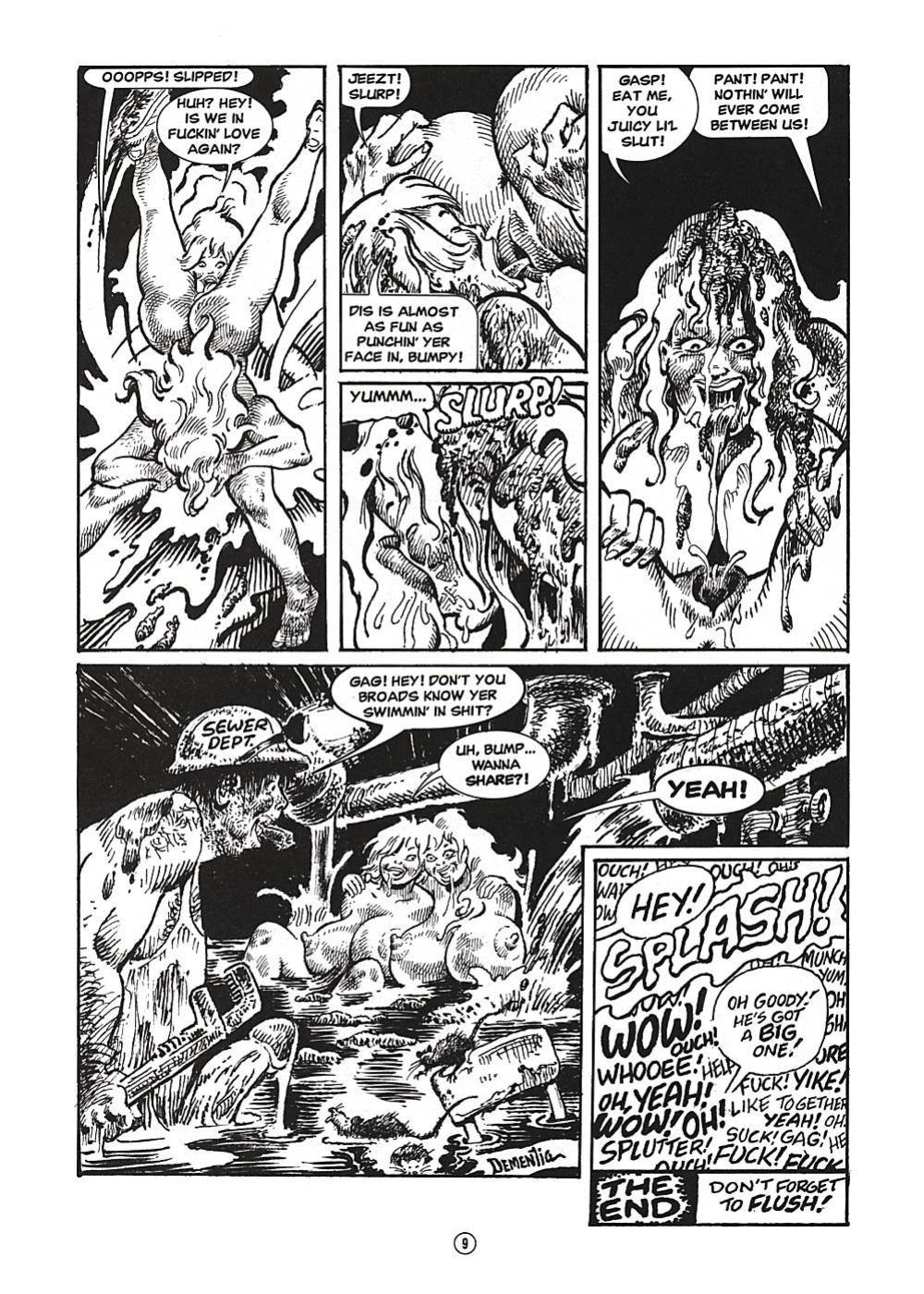 [Dementia] Savage Sewer Sluts #1