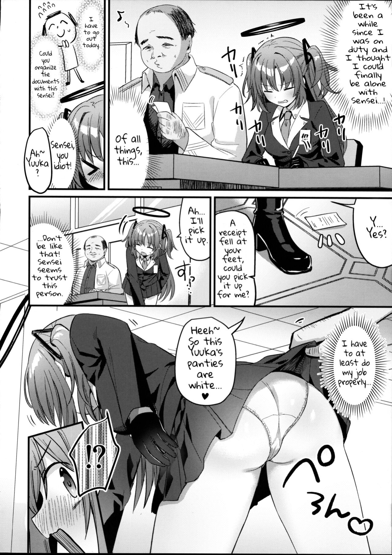 (C102) [Chiukorone (Chiune)] Kimodebu Sugite Kivotos o Horoboshita Sensei ga Bessekaisen no Yuuka o NTR Ryoujoku suru Hon (Blue Archive)