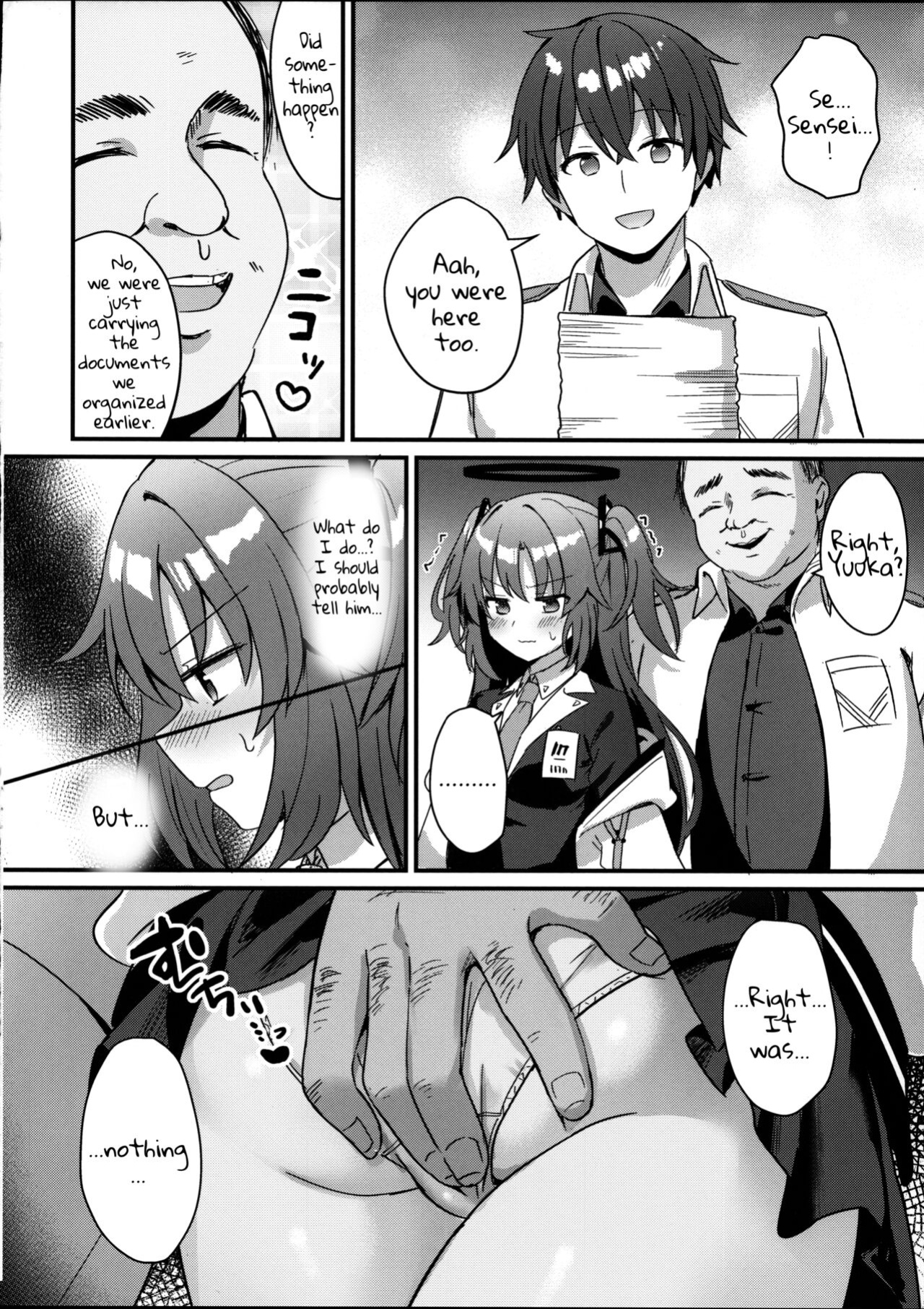 (C102) [Chiukorone (Chiune)] Kimodebu Sugite Kivotos o Horoboshita Sensei ga Bessekaisen no Yuuka o NTR Ryoujoku suru Hon (Blue Archive)