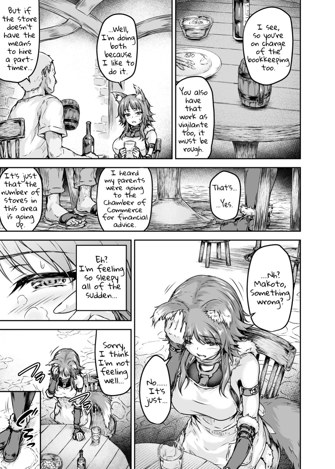 [Sazareito (Ohnaka Ito)] Mesuinu Keiyaku Kairaku Ochi Makoto | Makoto Falls to Pleasure with a Bitch Contract (Princess Connect! Re:Dive)