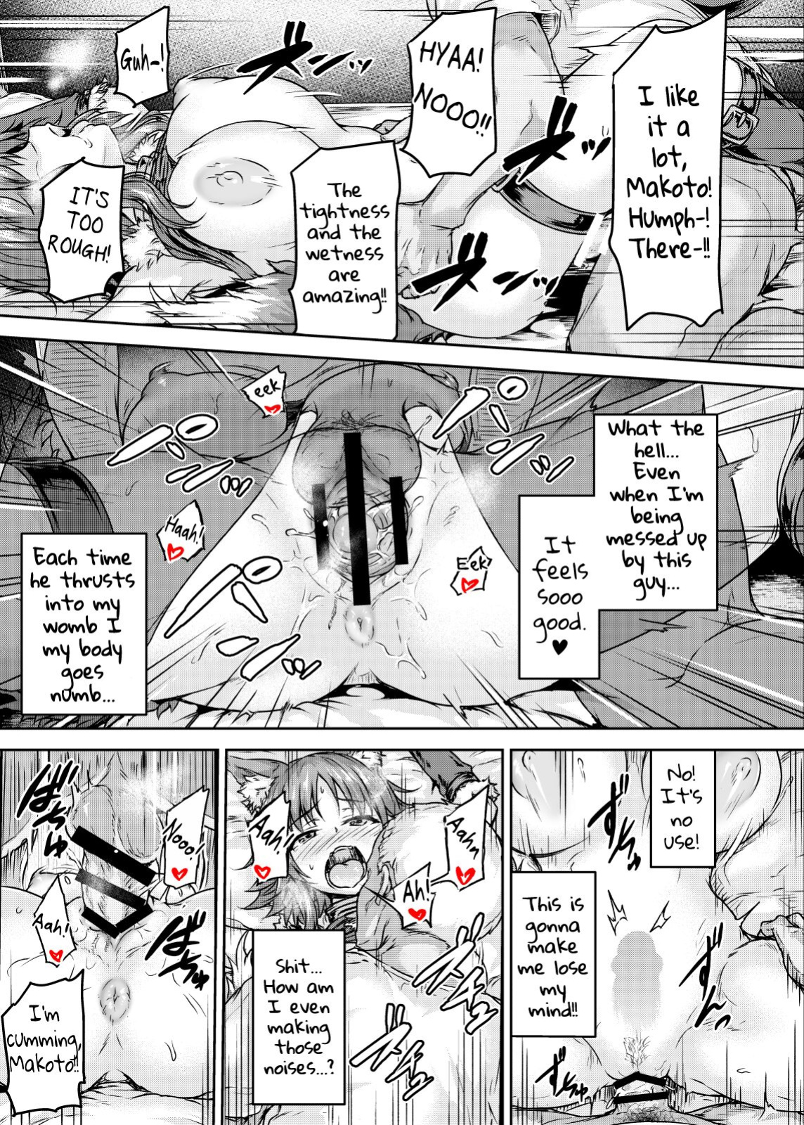 [Sazareito (Ohnaka Ito)] Mesuinu Keiyaku Kairaku Ochi Makoto | Makoto Falls to Pleasure with a Bitch Contract (Princess Connect! Re:Dive)