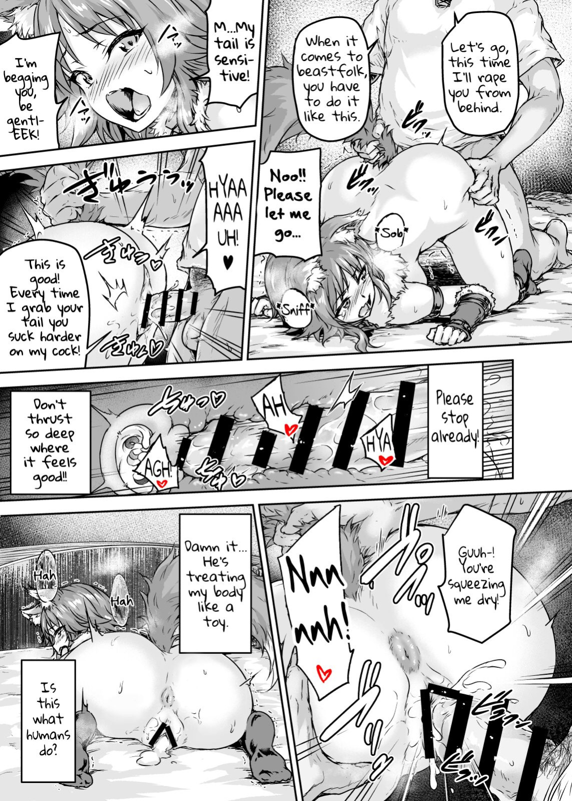 [Sazareito (Ohnaka Ito)] Mesuinu Keiyaku Kairaku Ochi Makoto | Makoto Falls to Pleasure with a Bitch Contract (Princess Connect! Re:Dive)
