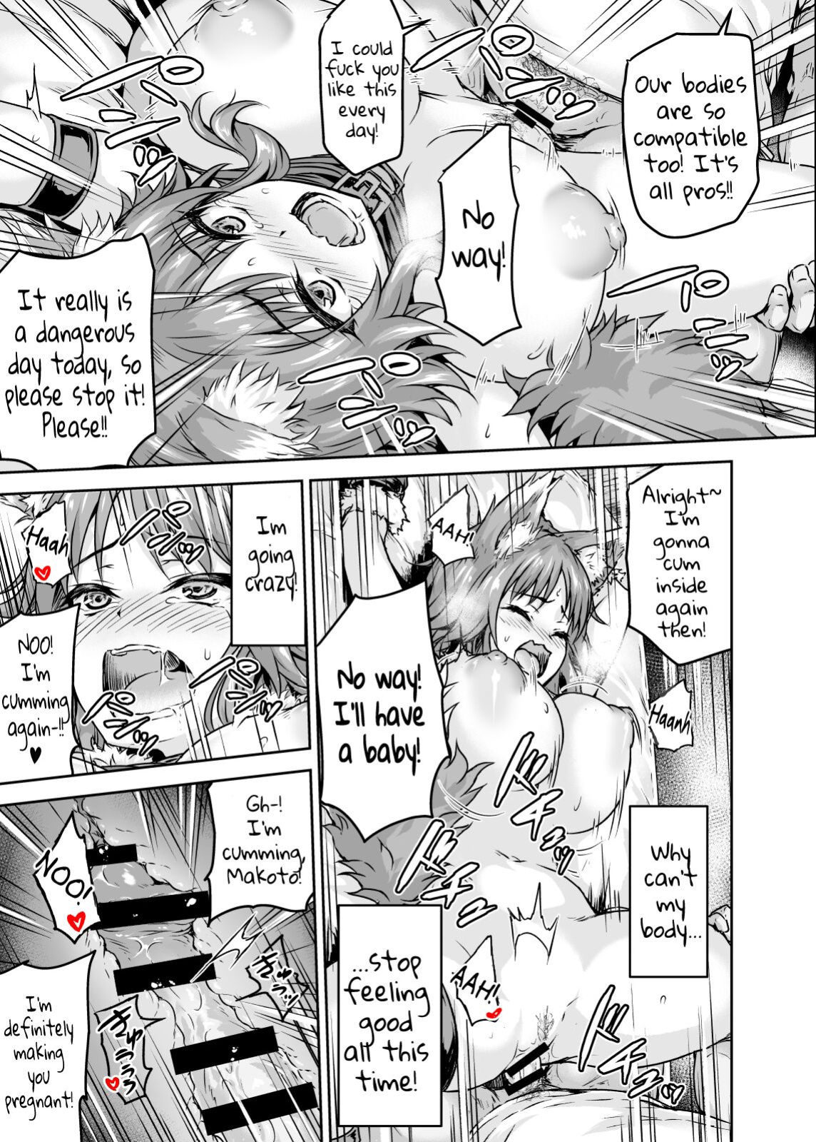 [Sazareito (Ohnaka Ito)] Mesuinu Keiyaku Kairaku Ochi Makoto | Makoto Falls to Pleasure with a Bitch Contract (Princess Connect! Re:Dive)