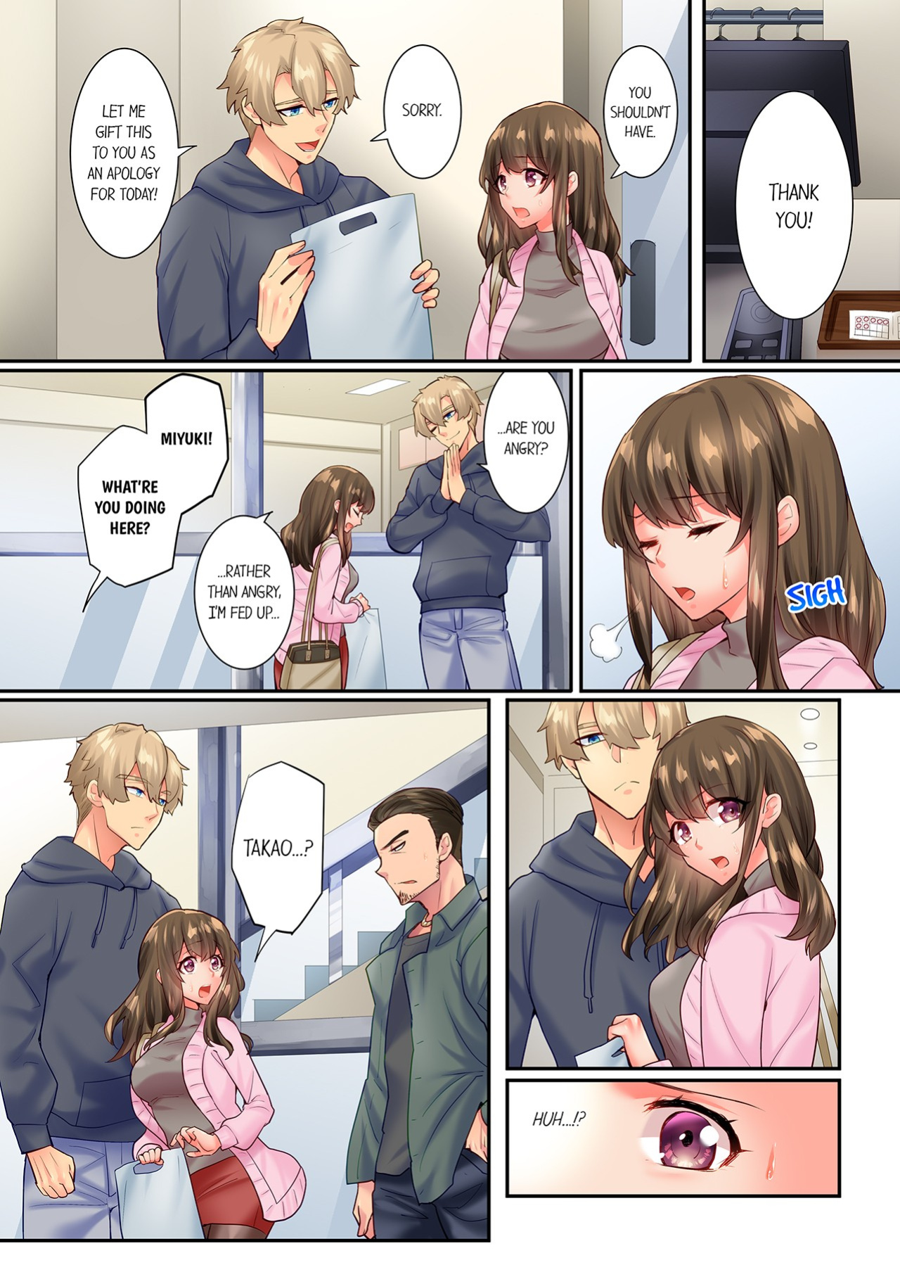 [Yomosugara] Zetsurin Gaikokujin no Yaba Sugiru Netori Kata 〜 Iya to wa Iwasenai , Kikakugai no Wakarase SEX 1-3 | The Incredible Foreigner Who's Into a Crazy Kind of Cuckolding 1-3