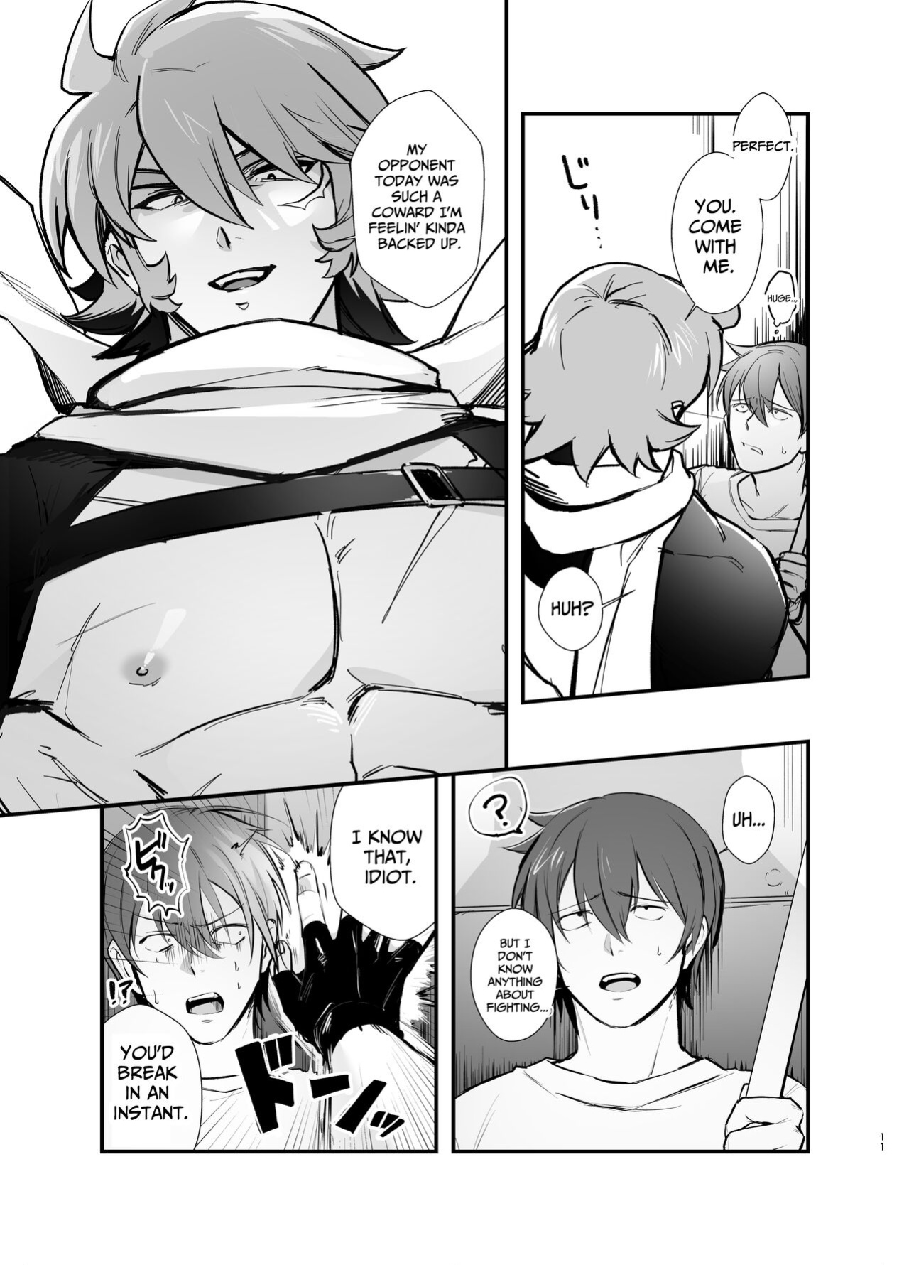 [happyhappy-unicornfarm (Tadano)] Who'd Have Thought The Strongest Man Would Get His Pussy Ploughed...