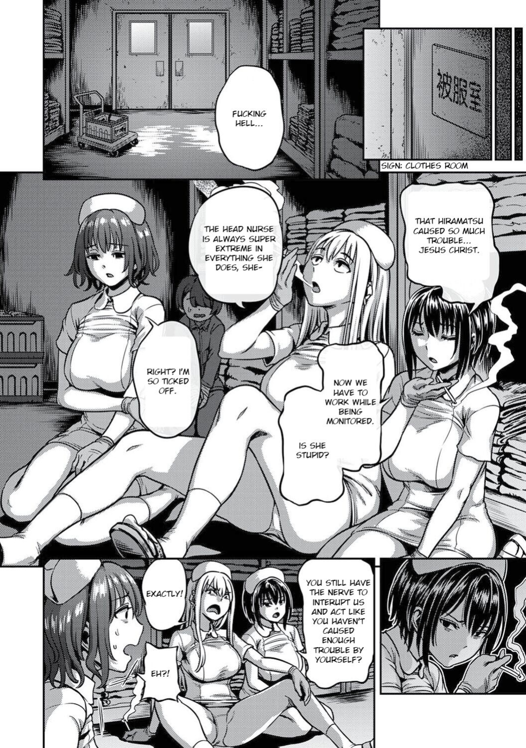 [Kameyama Shiruko] Sakusei Byoutou ~Seikaku Saiaku no Nurse shika Inai Byouin de Shasei Kanri Seikatsu~ Ch. 5.5 | Life in a Hospital With Only the Worst Nurses! Ch. 5.5 (COMIC Ananga Ranga Vol. 76) [nudgenudge]