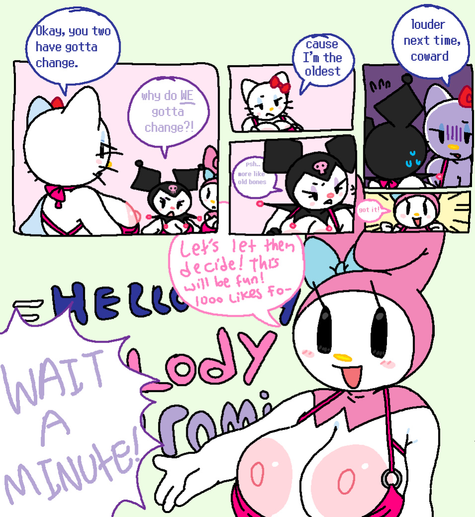 [Dream-Cassette] Kitty, Melody & Kurumi's night dress