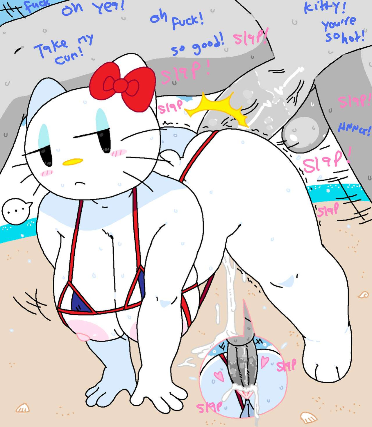 [Dream-Cassette] Melody, Kuromi & Kitty: Beach Time!