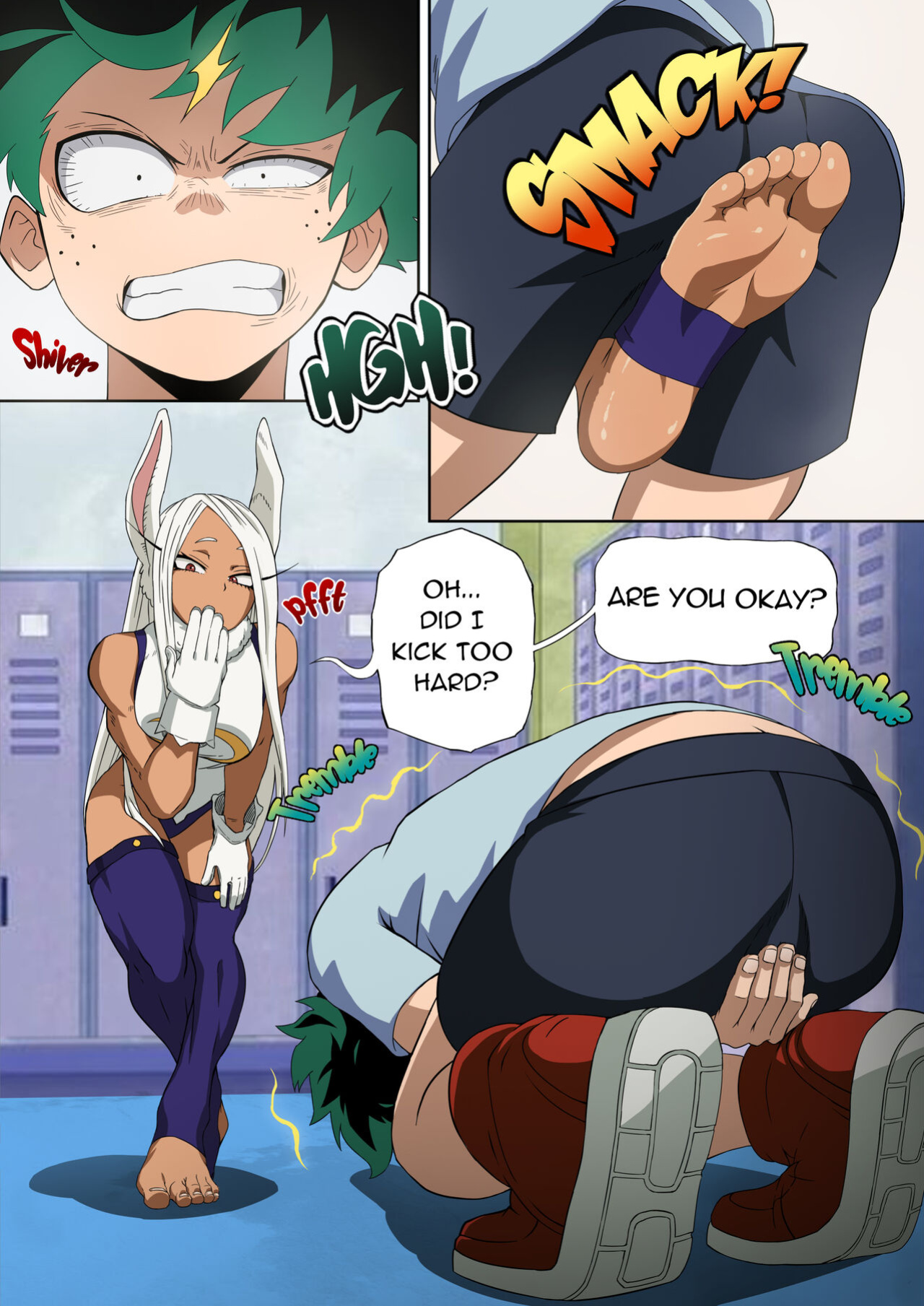 [Foot Croft] Mirko's special training (My Hero Academia) [Uncensored]