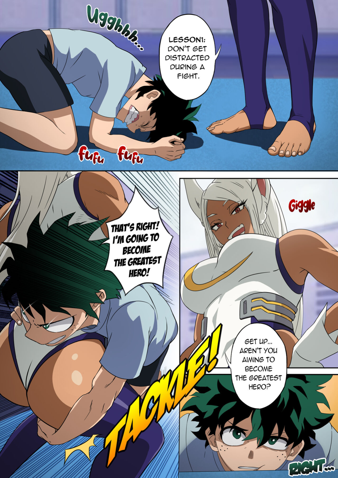 [Foot Croft] Mirko's special training (My Hero Academia) [Uncensored]
