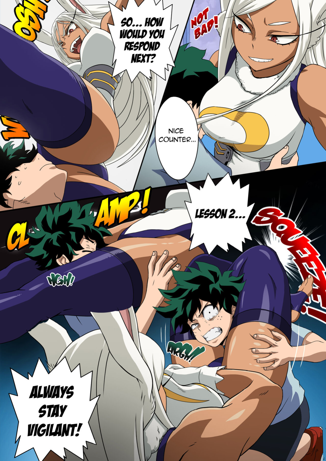 [Foot Croft] Mirko's special training (My Hero Academia) [Uncensored]