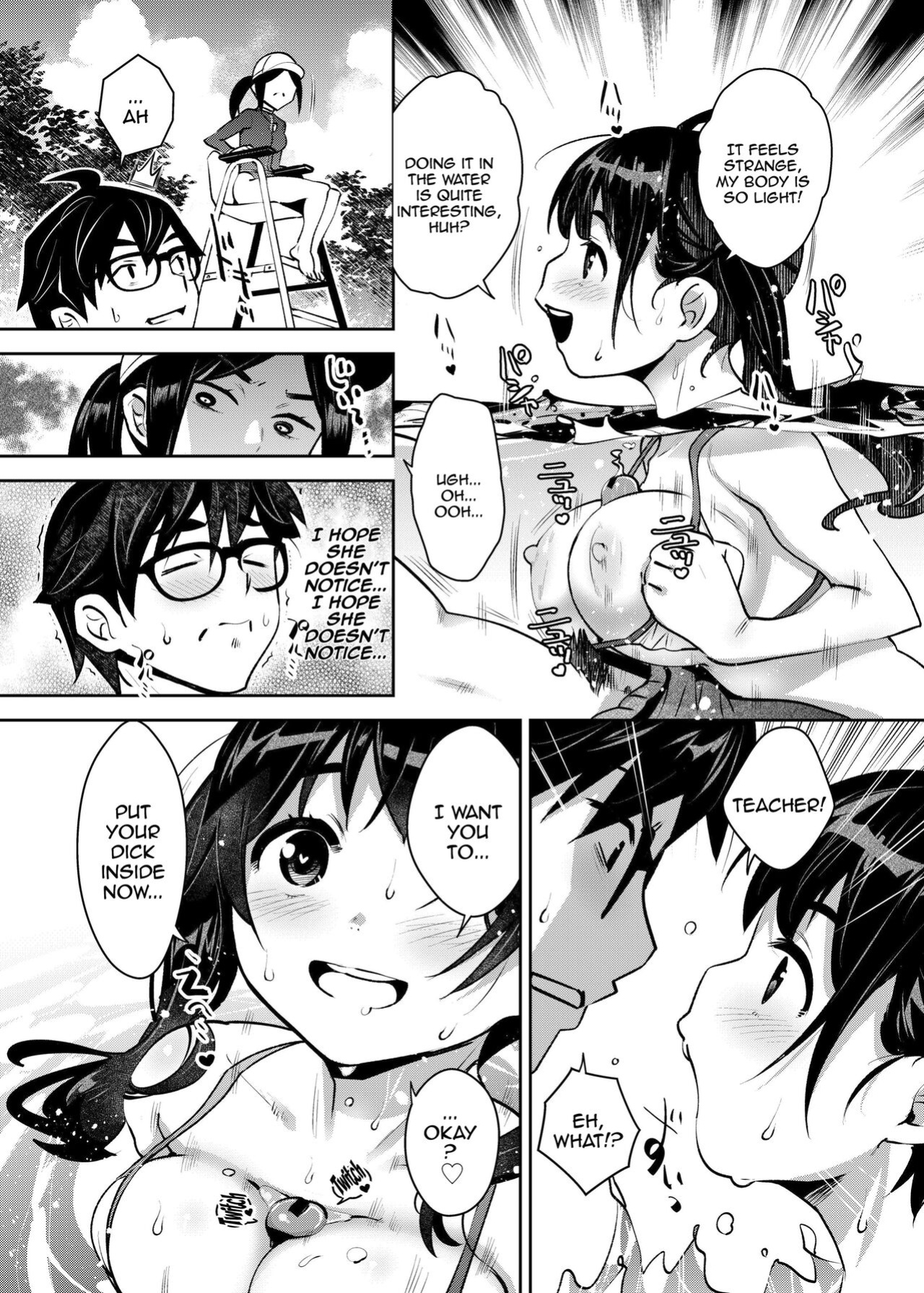 [ATTIC WORK SPACE (Ryoji)] Inakax 7! Pool to Kouishitsu de Kossori Ecchi Hen | Inakax 7! Having Sneaky Sex In The Pool And The Locker Room