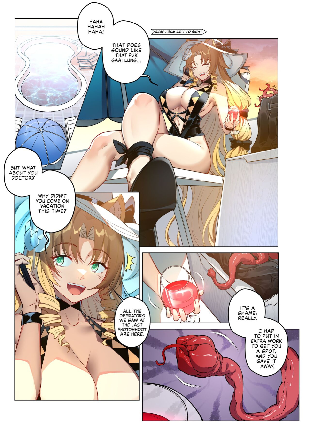 [LSC5] Character Series - Swire the Elegant Wit (Arknights) [Fap It Scans]