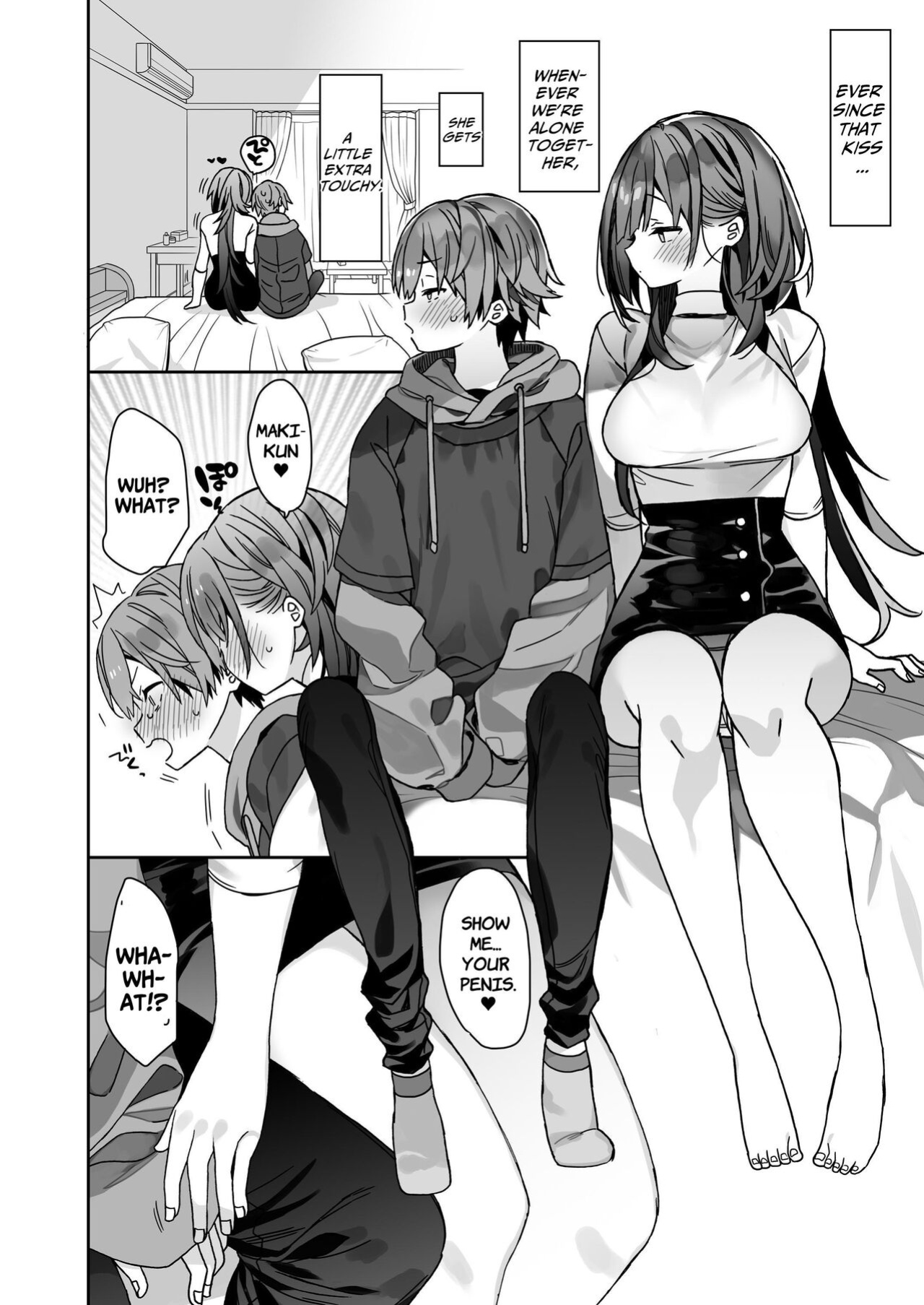 [ciaociao (Araki Kanao)] Kogara na Otokonoko ga Dekai Onnanoko to H | Small Guy Has Sex With Big Girl [ApricotJam]