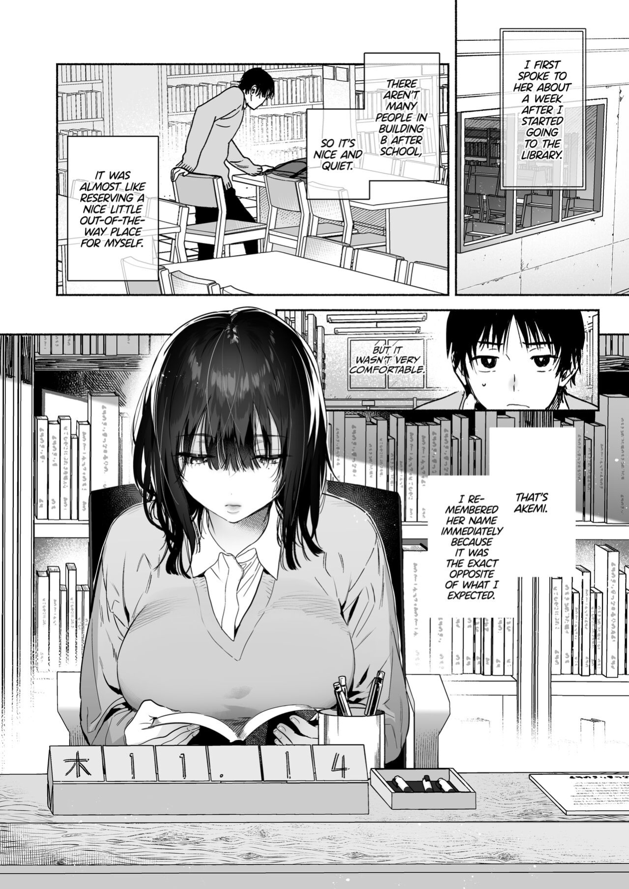 [Yuzuya (Yuzuha)] Mukuchi na Tosho Iin to Sex Zuke. | Addicted to Sex With a Taciturn Library Committee Member
