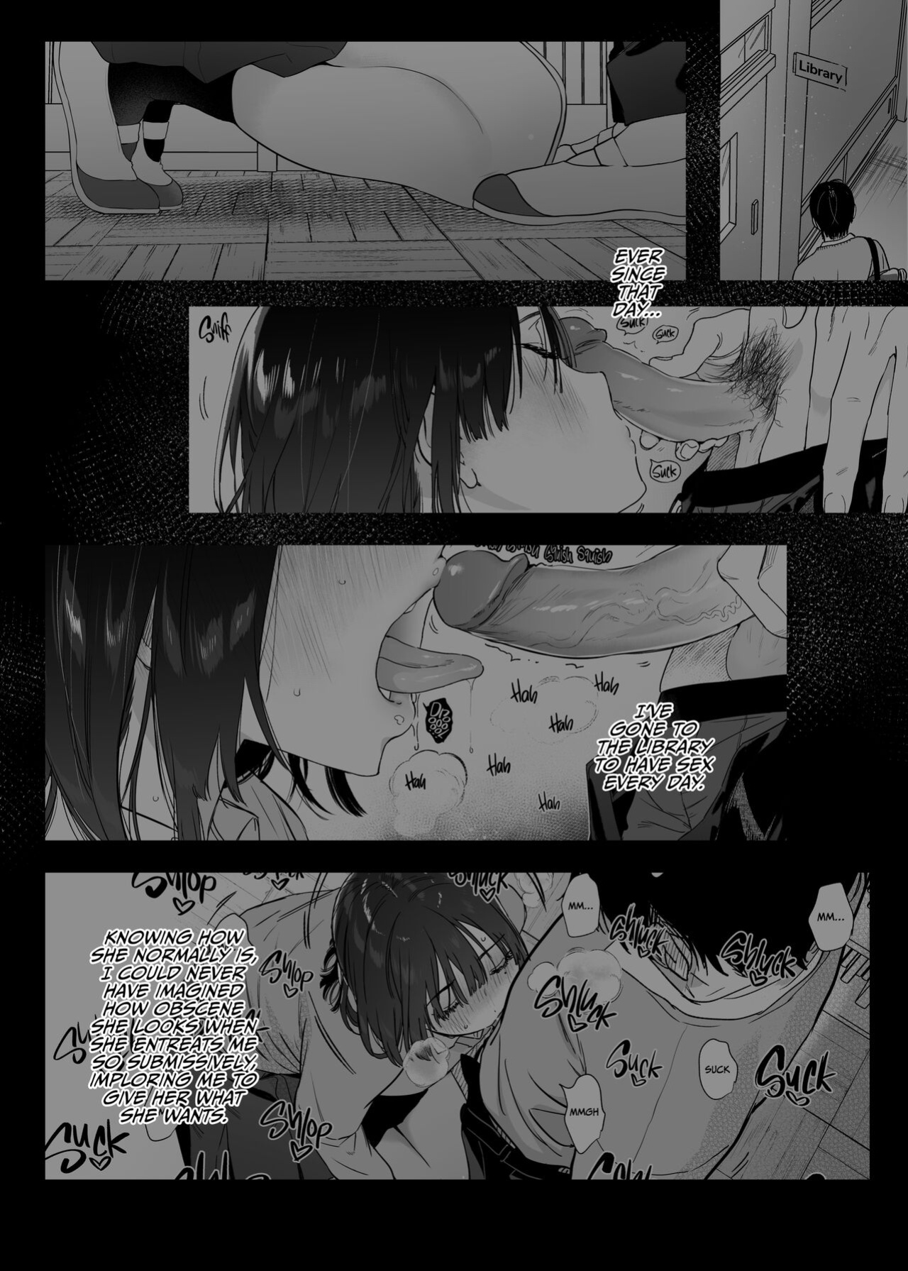 [Yuzuya (Yuzuha)] Mukuchi na Tosho Iin to Sex Zuke. | Addicted to Sex With a Taciturn Library Committee Member