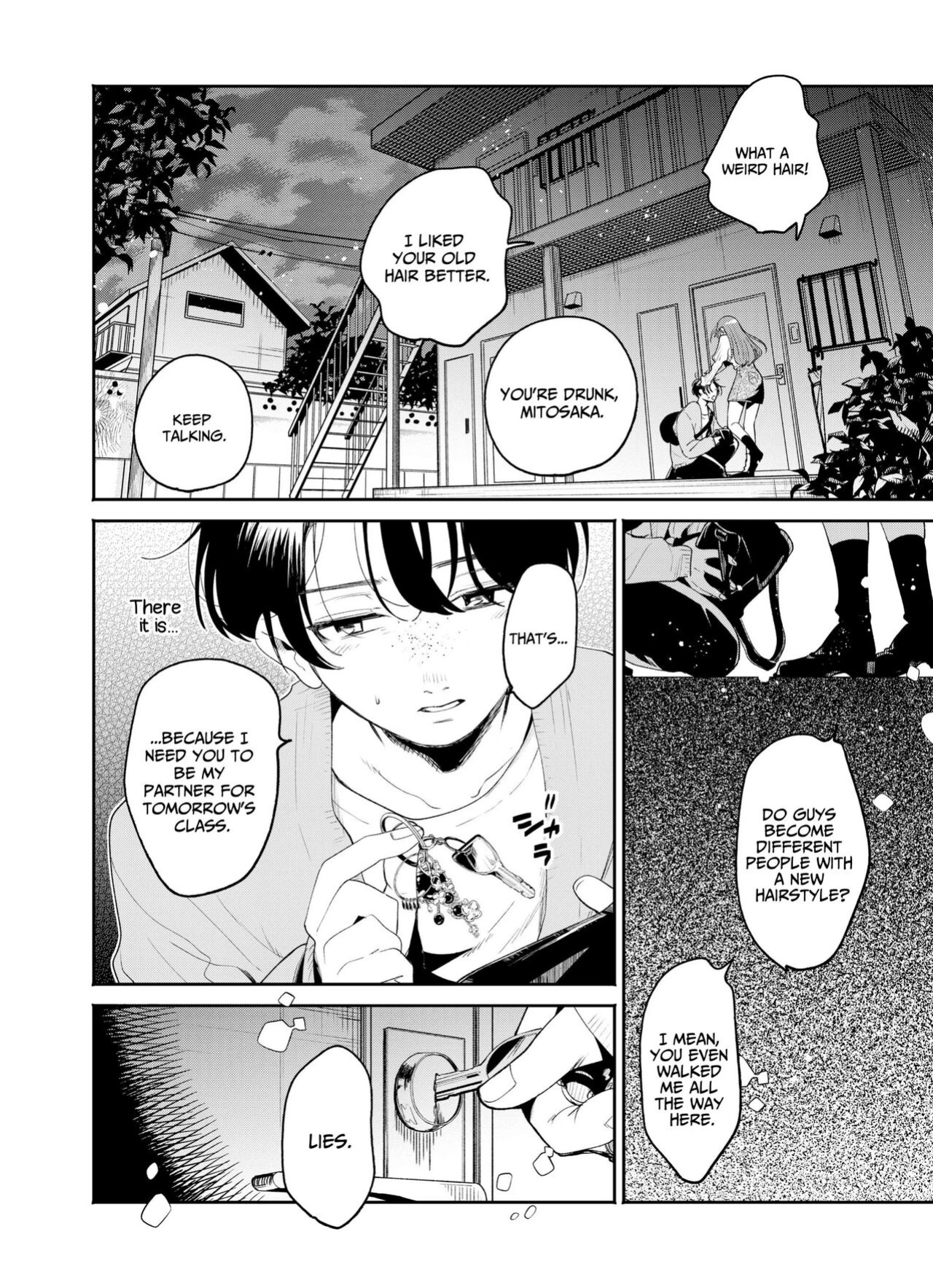 [THE Waidan (Oomi Suzu)] Boku to Mitosaka wa, Kyou dake Shinyuu ja Nai｜Just This Evening, We Are Not Best Friends [Pineo]