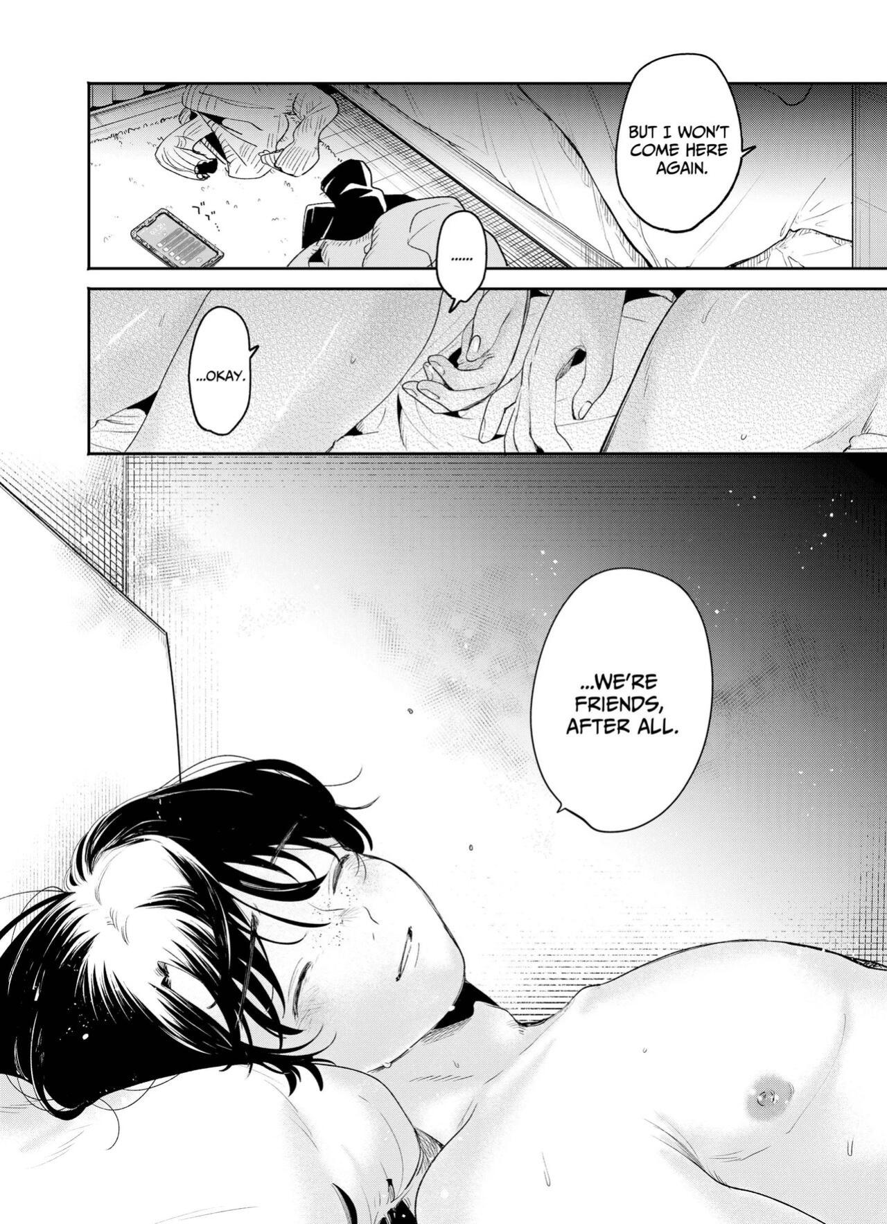 [THE Waidan (Oomi Suzu)] Boku to Mitosaka wa, Kyou dake Shinyuu ja Nai｜Just This Evening, We Are Not Best Friends [Pineo]