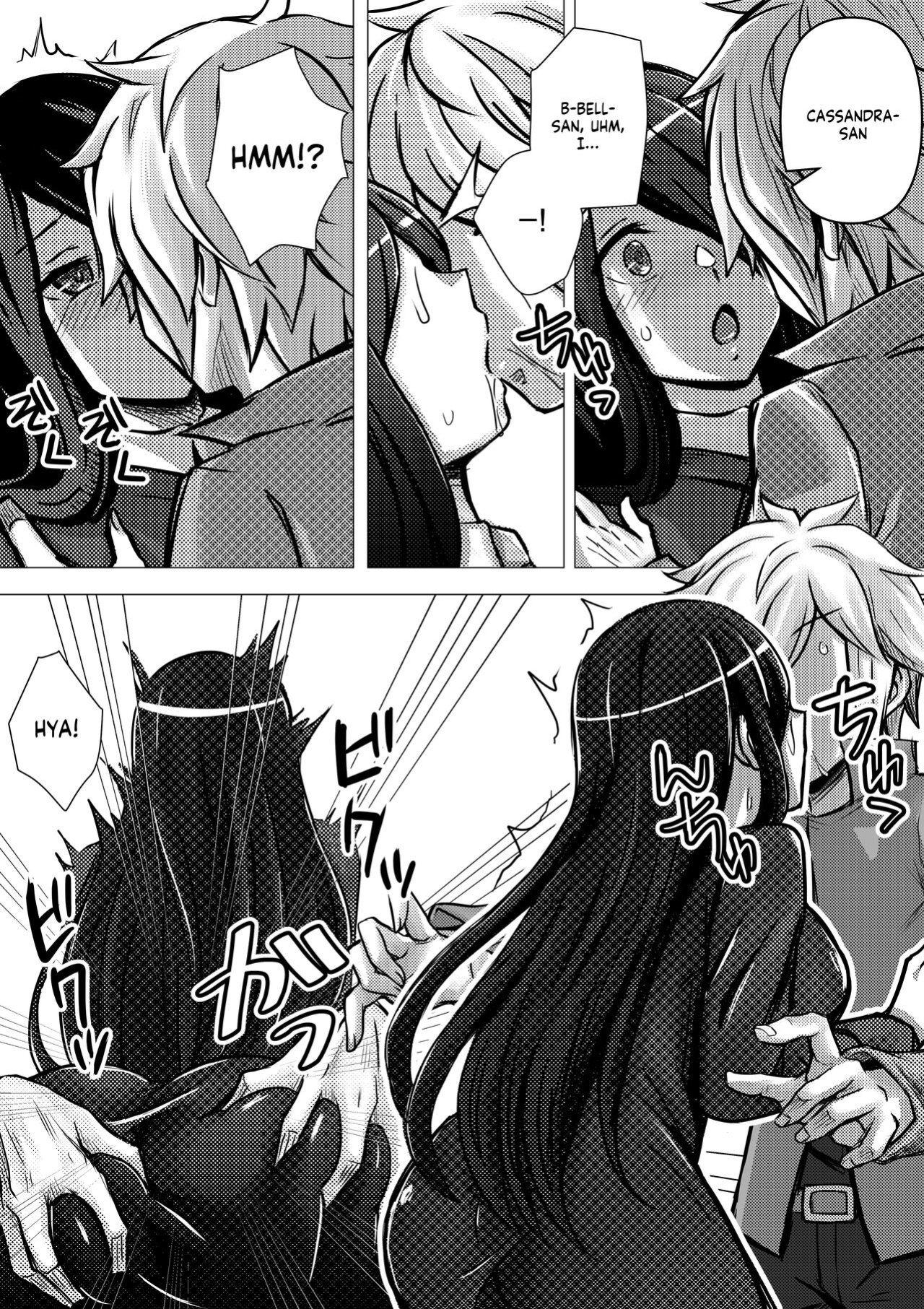 [Bareisho Tarou] Cassandra, Bell-kun ni Okasareru | Cassandra is Assaulted by Bell (Dungeon ni Deai o Motomeru no wa Machigatteiru Darou ka) [Kappasa]