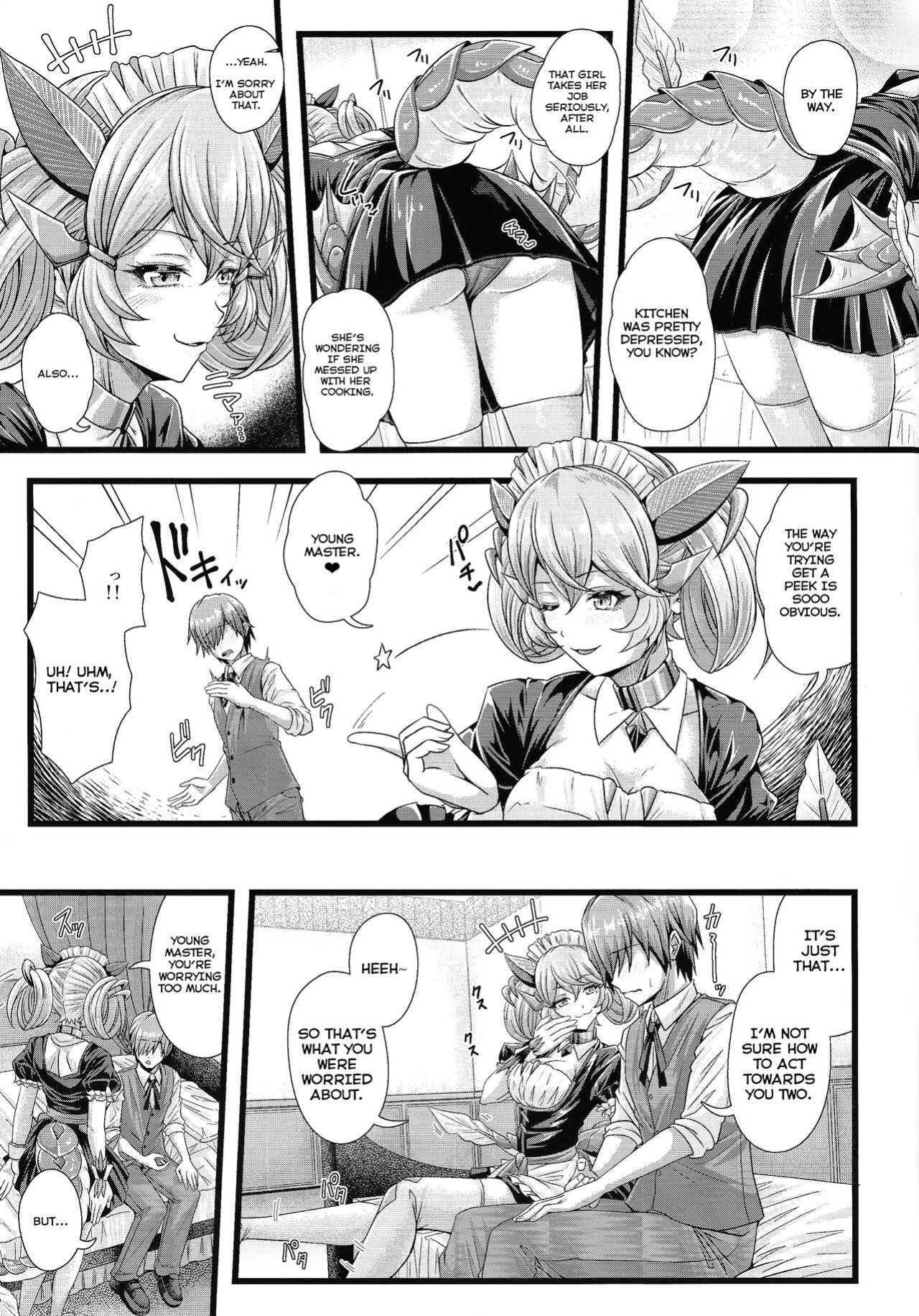 (C102) [Duelroid (JYUN, Hassen)] Dragon Maid no Yotogibanashi | Dragonmaid's Night Service (Yu-Gi-Oh! OCG) [Rising Sun Translations]