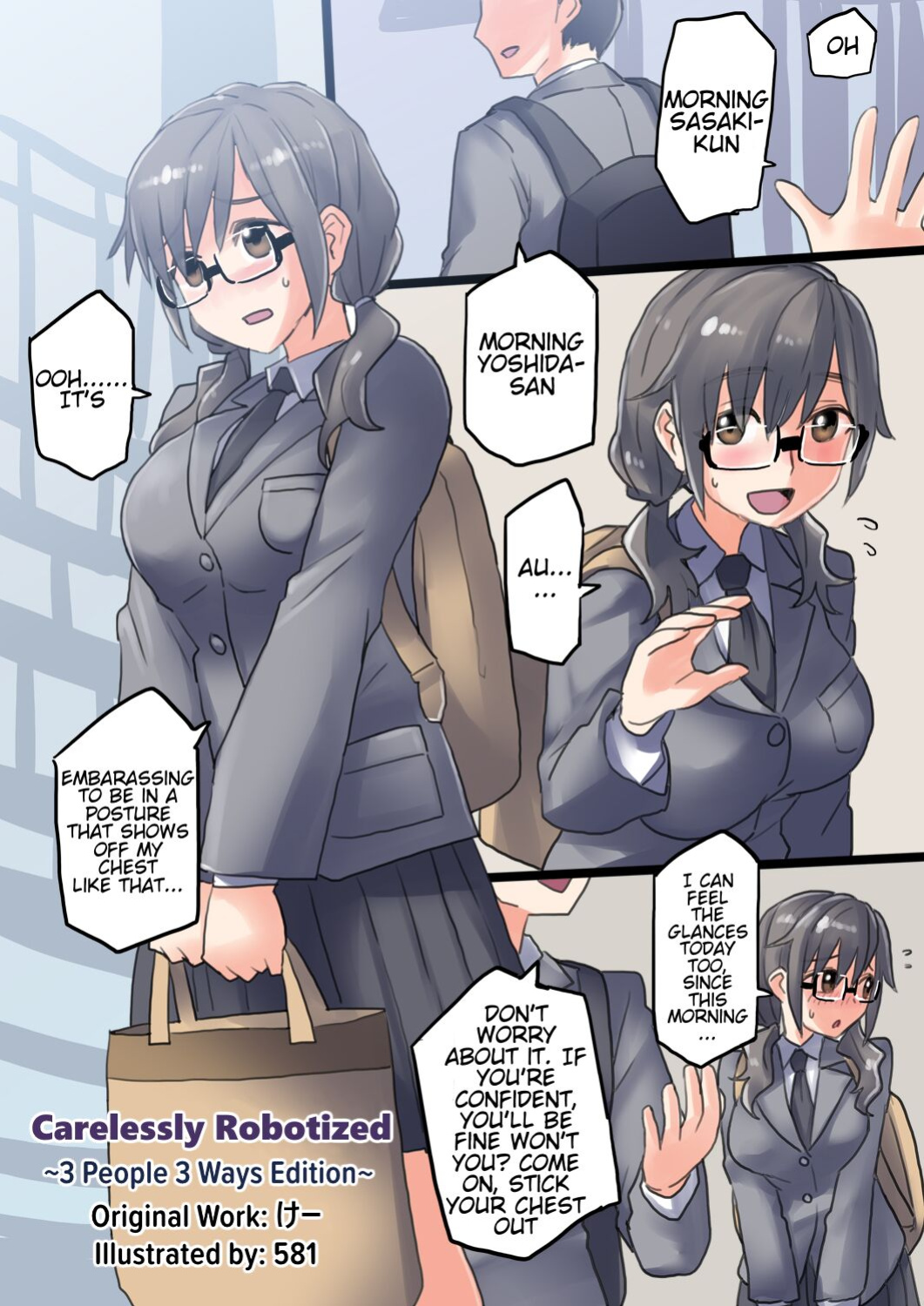 [581] Keisotsu ni Robotto-ka Sansha Sanyou-hen | Carelessly Robotized 3 people 3 ways edition
