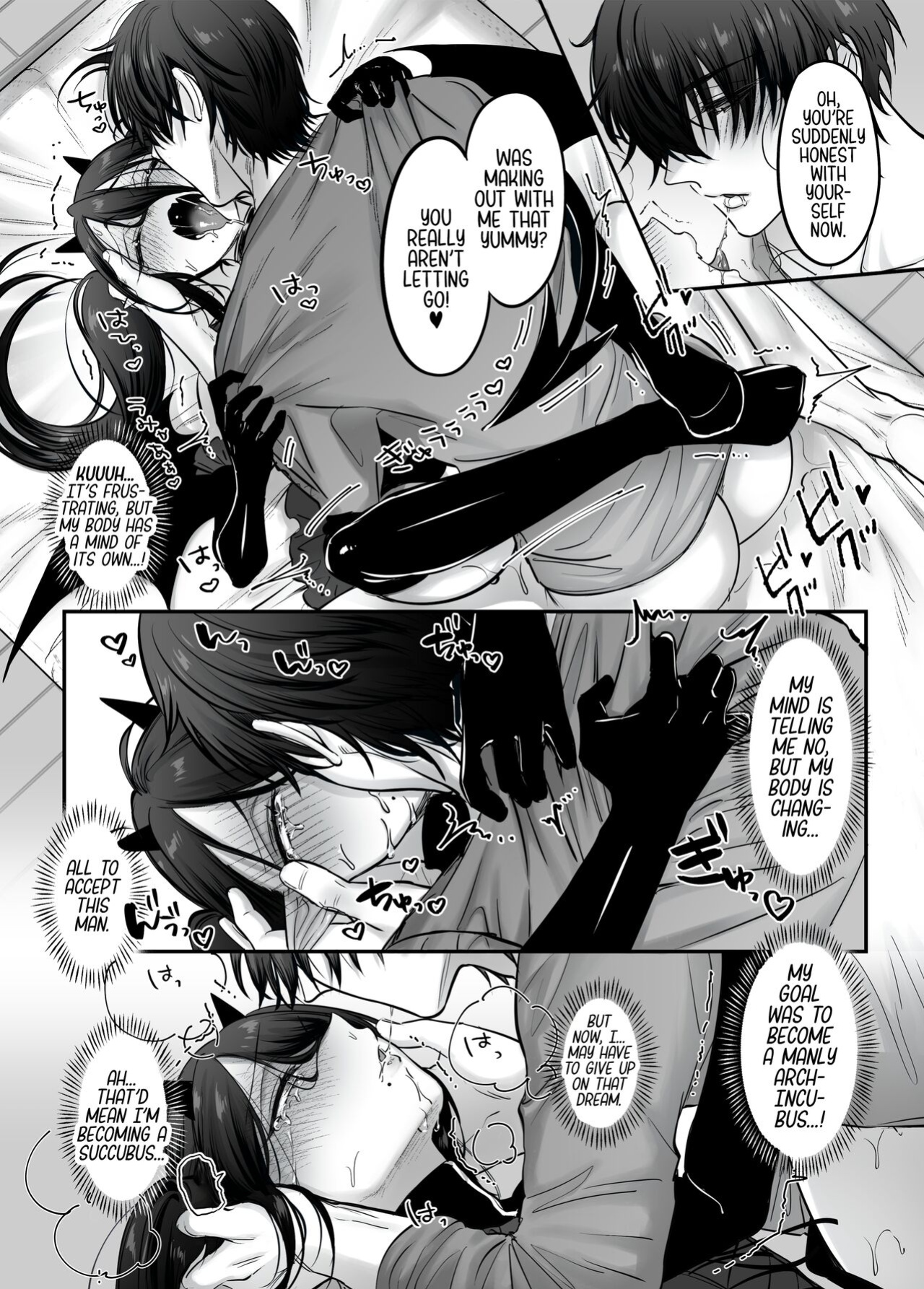 [NUH (Morino Bambi)] Incubus-kun♂ Succubus Ochi♀!? | ♂Fall From Grace♀ [Pub Faggots]