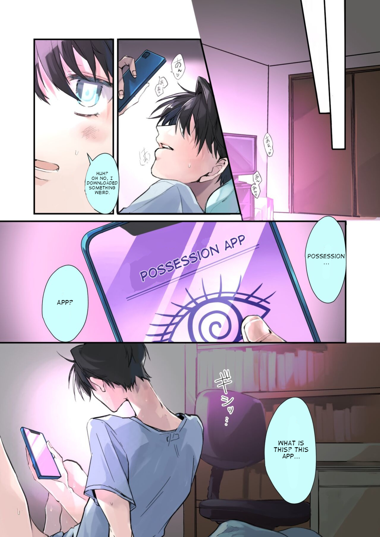 [Amuai Okashi Seisakusho (Namamugi, Sanada)] TS-kko Hyoui Appli ~Kachiki na TS-kko wa Suki Katte ni Karada o Tsukawarete Kizuitara Mesuochi Shitemashita~