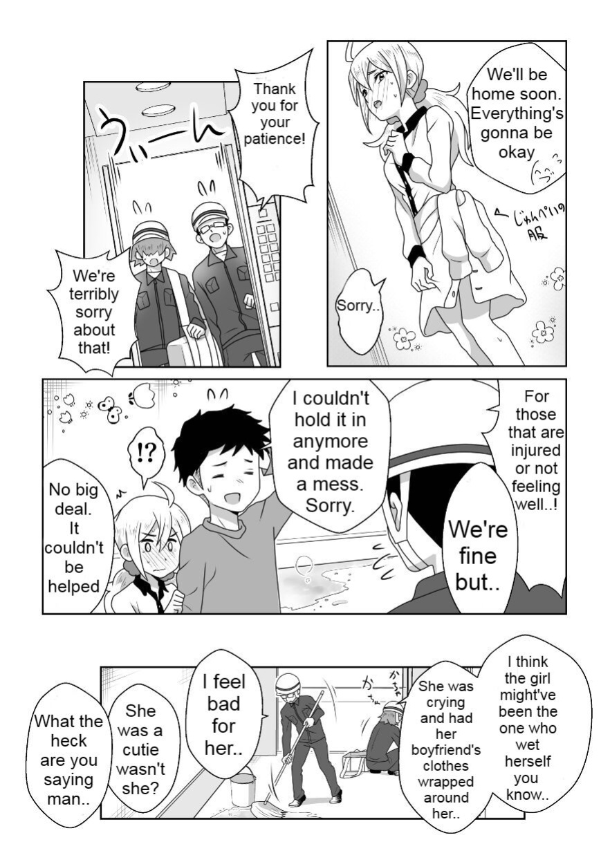 [moomo (Tourou)] Otoile Gaman Dekinakute Naiteru Ao-chan mo Kawaii yo! Crying because she can't stand the toilet Ao-chan is very cute.