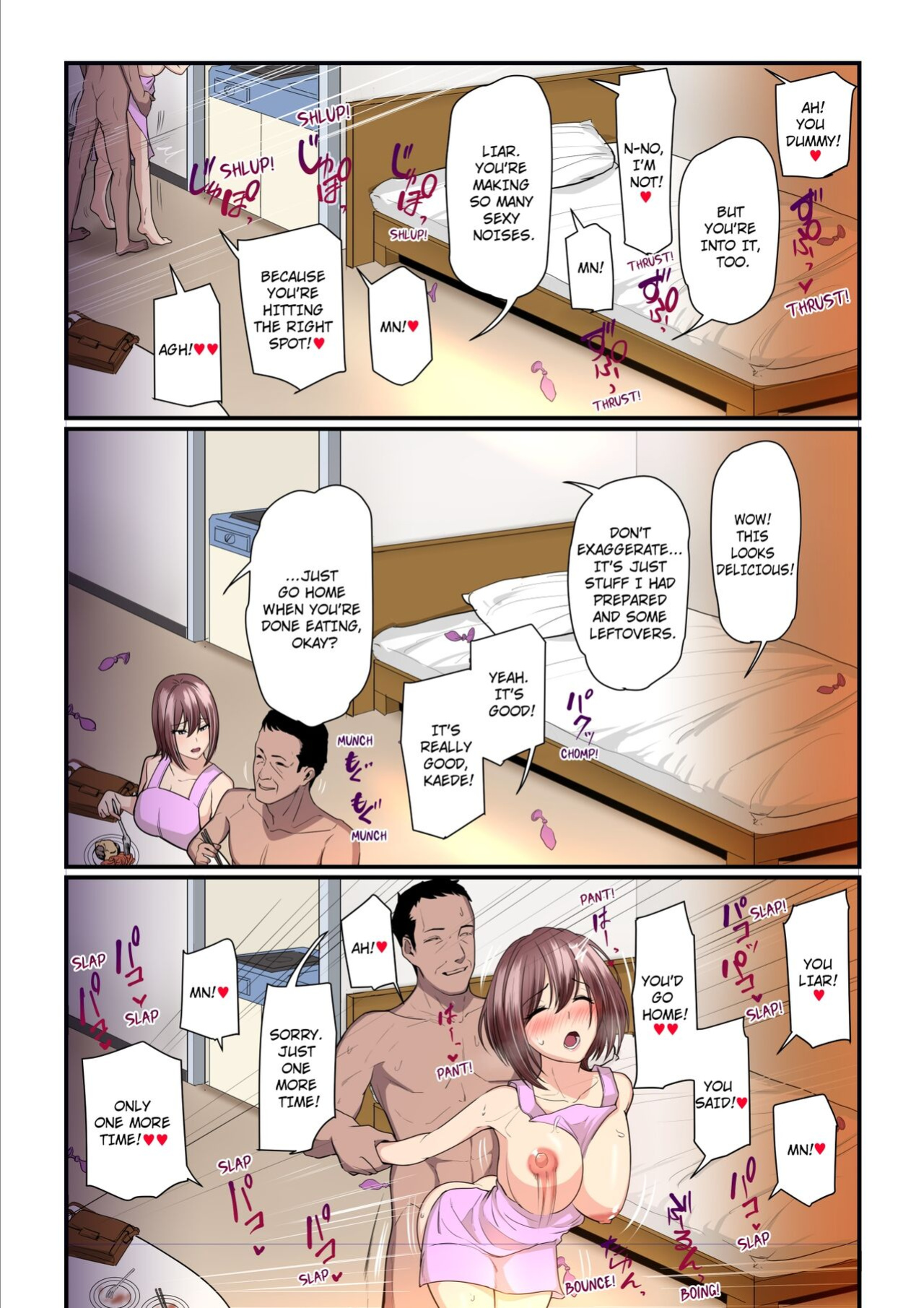 [Ura no Hikidashi (Nizii)] Pakokatsu Oji-san to Kaede-chan | Kaede and Her Sugar Daddy