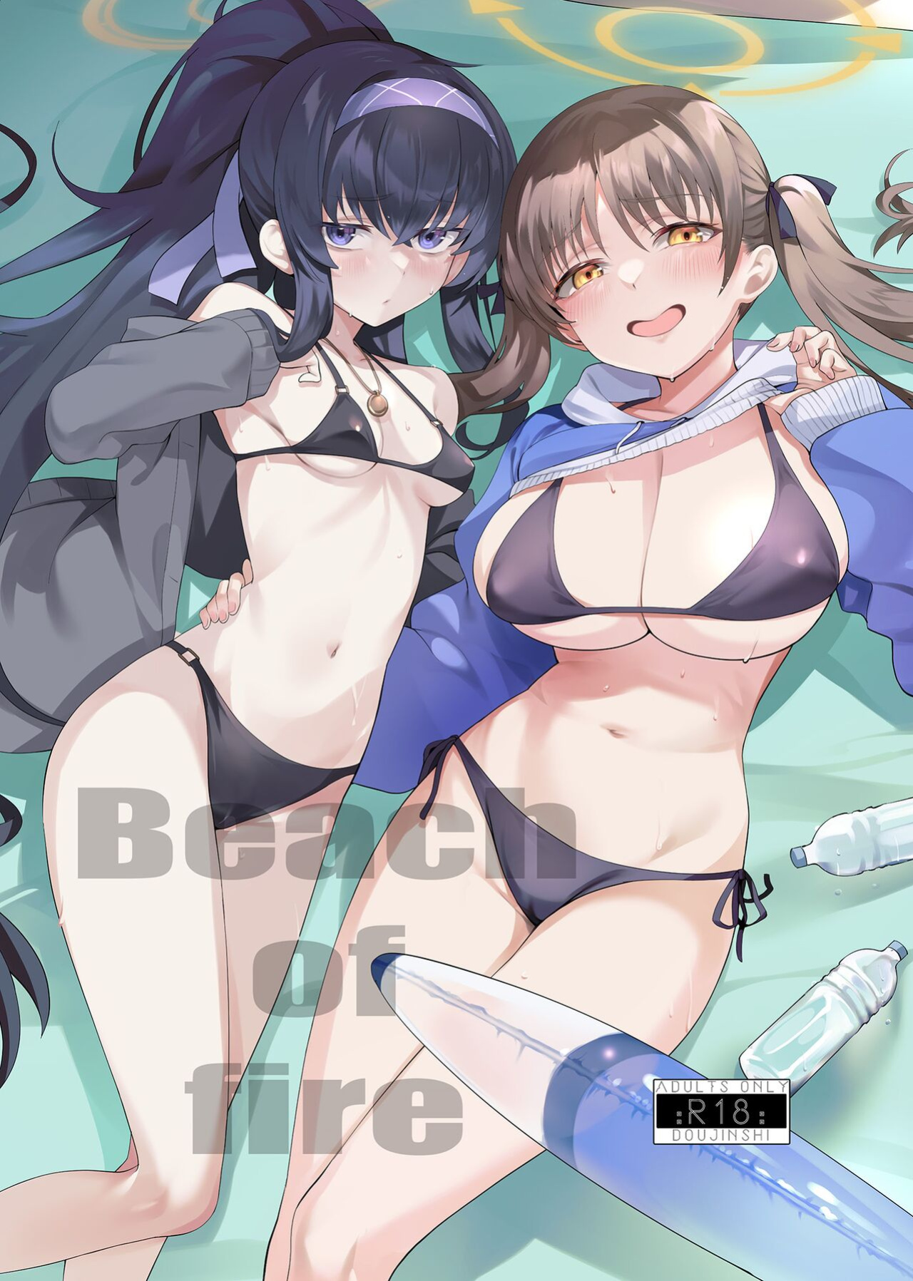 [LV426 (Mecha Sharekoube)] Beach of fire (Blue Archive)