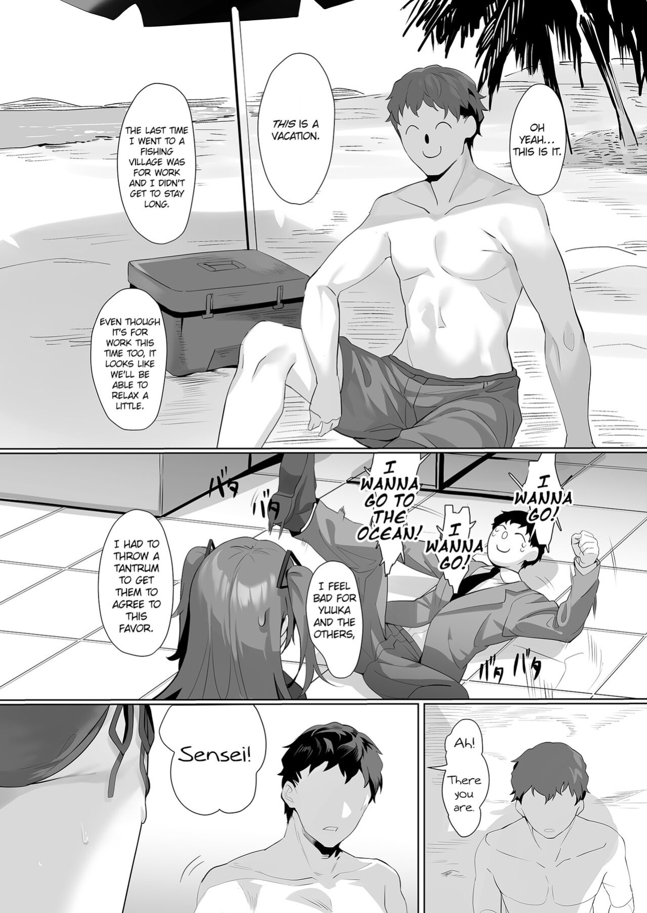 [LV426 (Mecha Sharekoube)] Beach of fire (Blue Archive)
