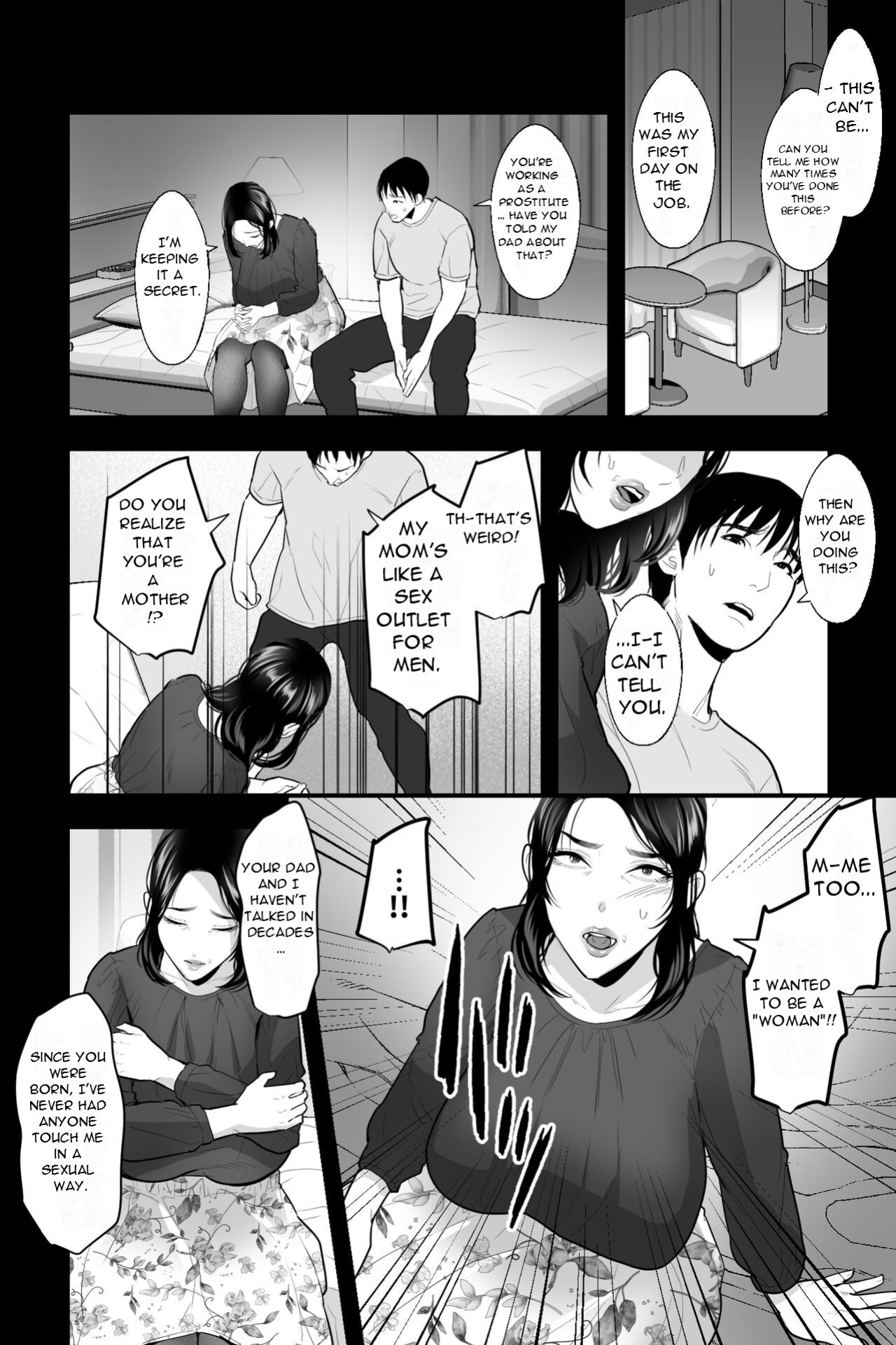 [Ginshio Honpo (Ginen)] Saggy-Breasted Woman's Flesh Pot~My Frustrated Mother Was a Lewd Big-Breasted Call Girl, So I turned Her into a Masturbator by... [DarklordMTLs]