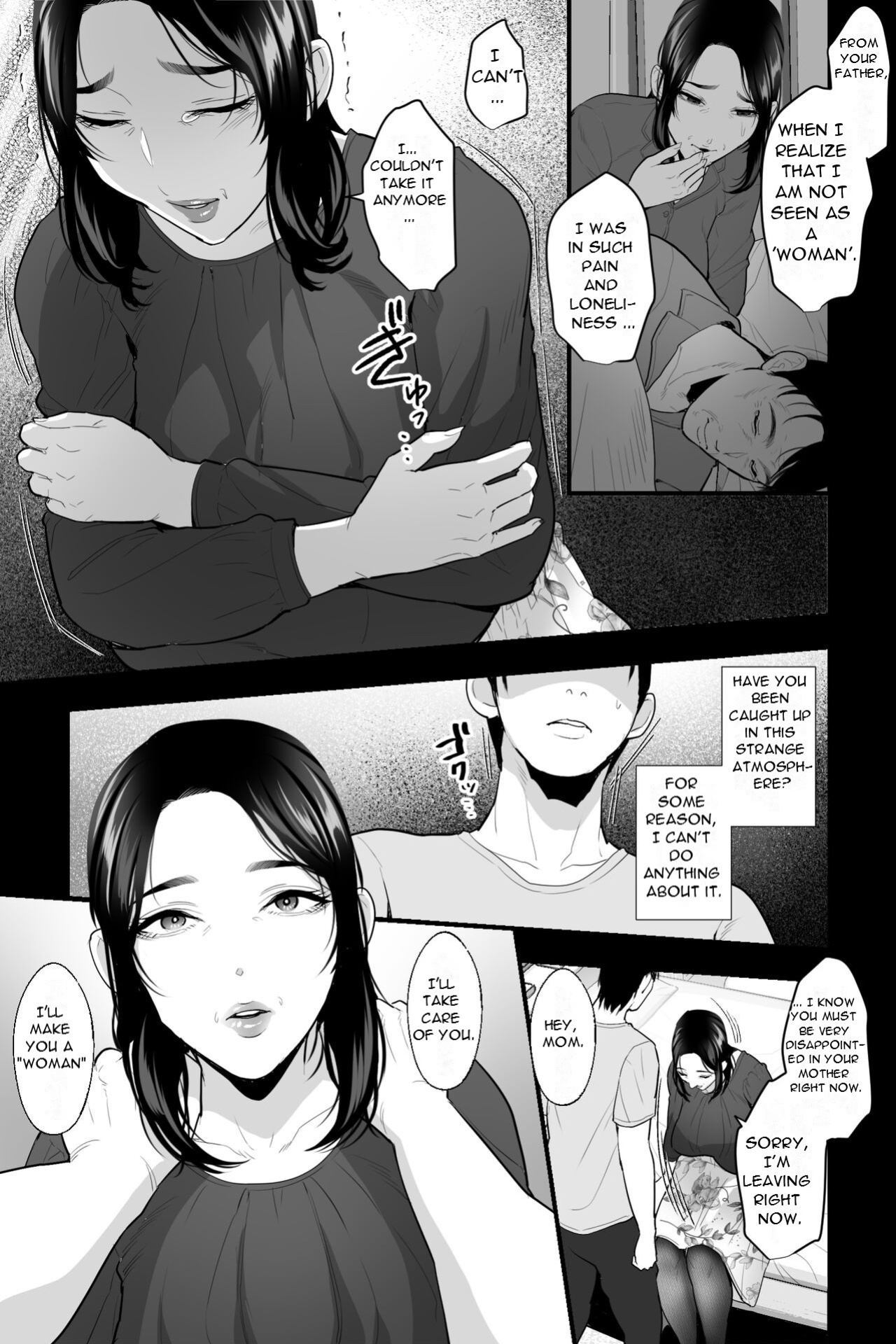 [Ginshio Honpo (Ginen)] Saggy-Breasted Woman's Flesh Pot~My Frustrated Mother Was a Lewd Big-Breasted Call Girl, So I turned Her into a Masturbator by... [DarklordMTLs]