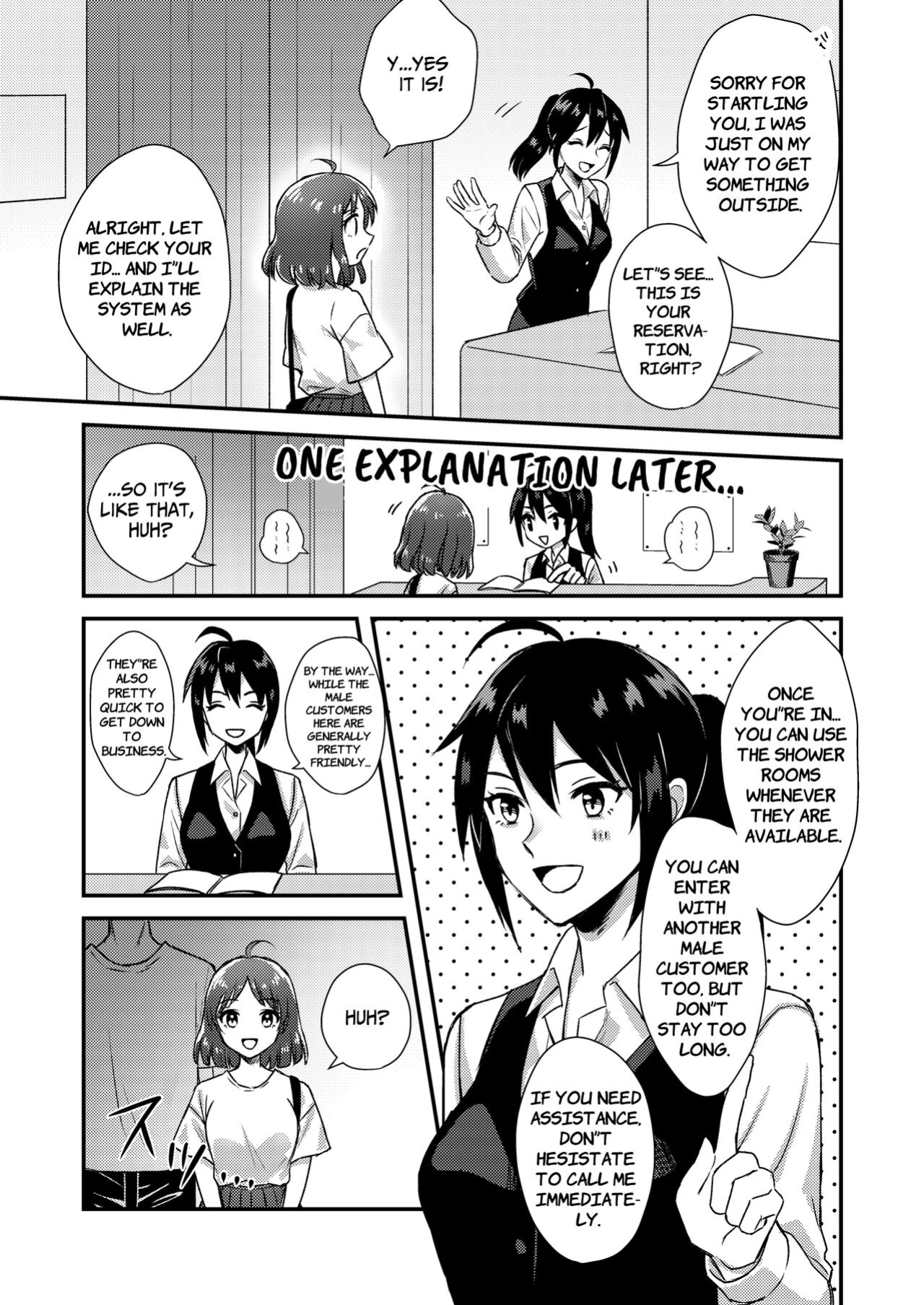 [Dolly-su (dorisu)] Nipuba- #1 Tsukimi-chan no Baai | Nipple Bar- #1 Tsukimi-chan Chapter