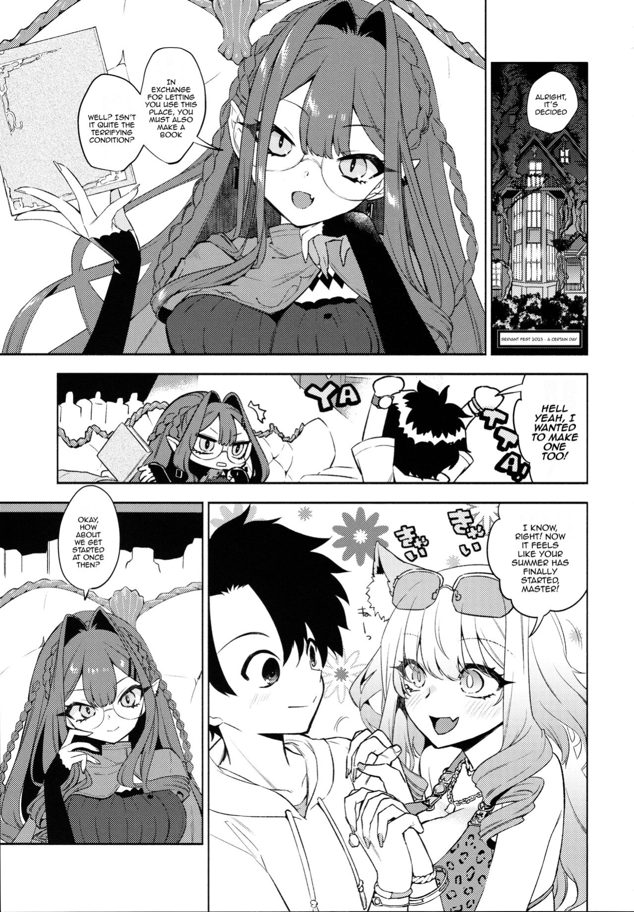 (C103) [TRIP SPIDER (niwacho)] Sanko ni Sasete! / Let Me Use You As Reference! (Fate Grand Order)