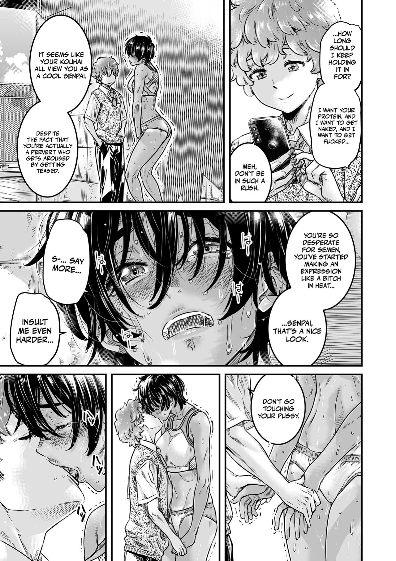 [Burning Shimai (MARUTA)] Shinchou 175cm no Rikujou Joshi | A 175cm-Tall Track-and-Field Girl Wants to Run with Her Male Kouhai's Semen Inside Her