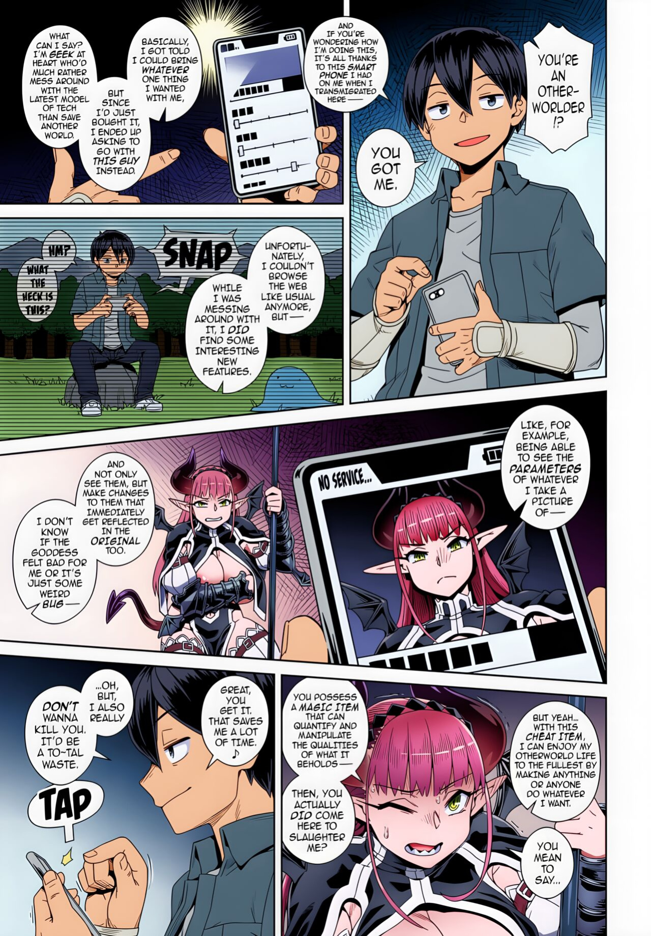Kousuke] Ero Sumaho de Maou (Last Boss) Kouryaku | Defeating the Demon Lord (Last Boss) with a Lewd Smart Phone (COMIC Anthurium 2019-09) {darknight} [Uncensored] [Colorized]